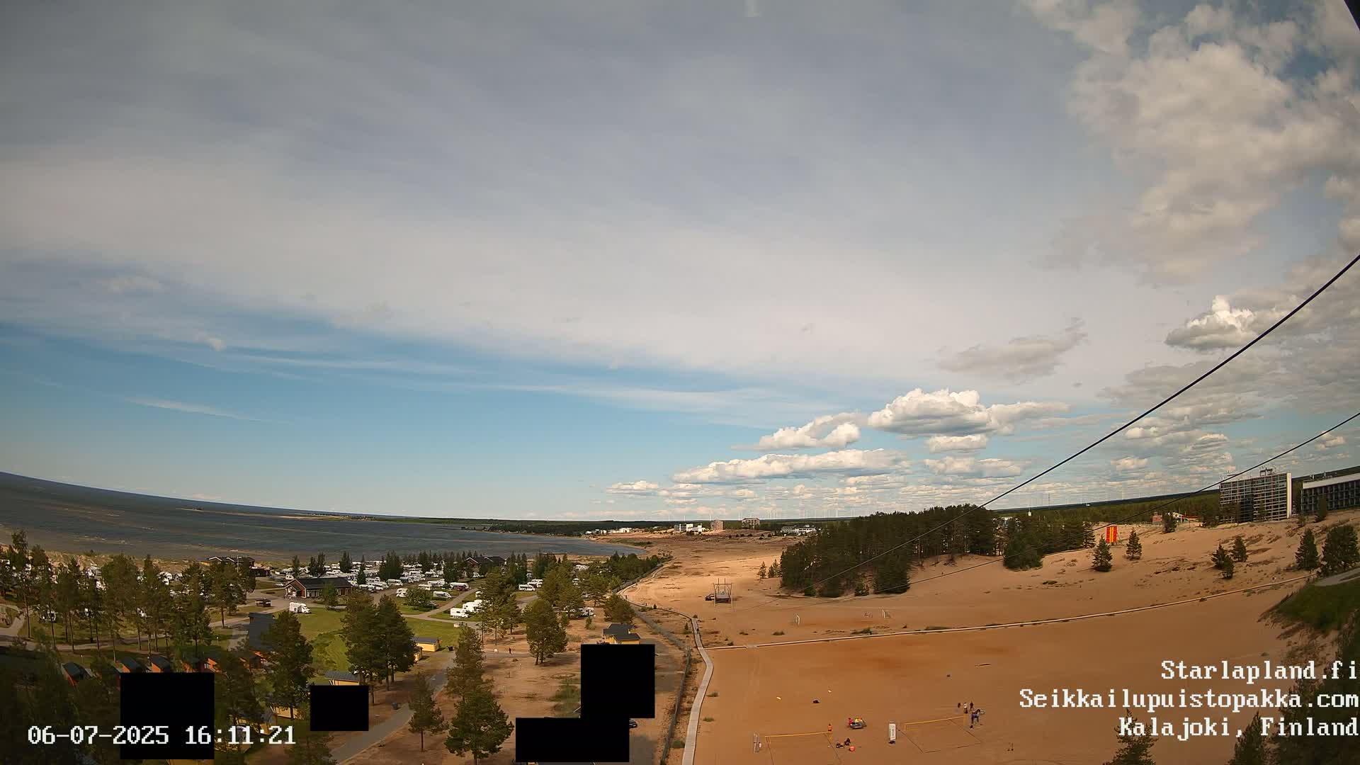 Adventure Park Pakka, Kalajoki, Aurora Boreails/Northern Lights  Live Cam - Kalajoki, Ylivieska, North Ostrobothnia, Finland