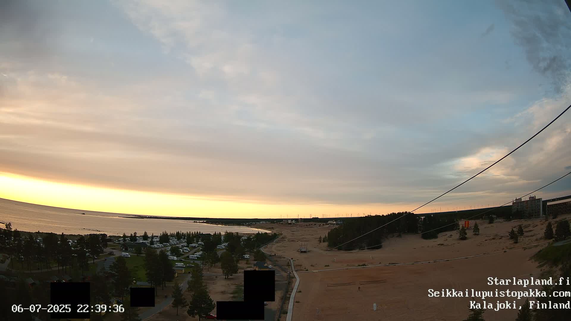 Adventure Park Pakka, Kalajoki, Aurora Boreails/Northern Lights  Live Cam - Kalajoki, Ylivieska, North Ostrobothnia, Finland
