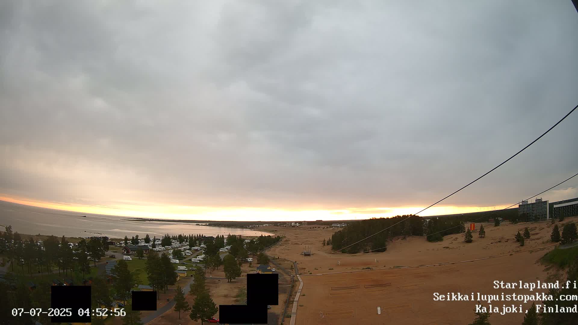 Adventure Park Pakka, Kalajoki, Aurora Boreails/Northern Lights  Live Cam - Kalajoki, Ylivieska, North Ostrobothnia, Finland