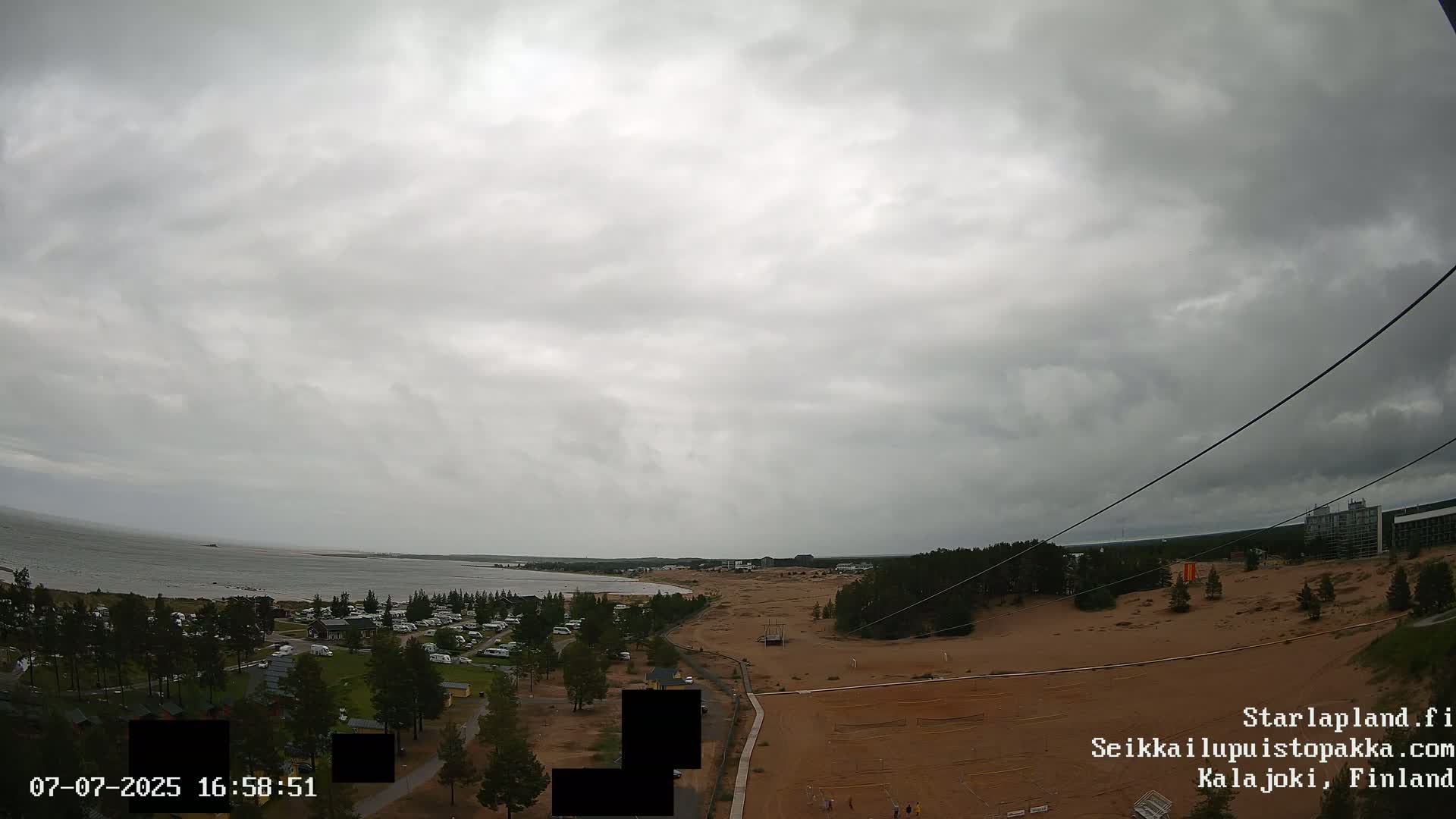 Adventure Park Pakka, Kalajoki, Aurora Boreails/Northern Lights  Live Cam - Kalajoki, Ylivieska, North Ostrobothnia, Finland