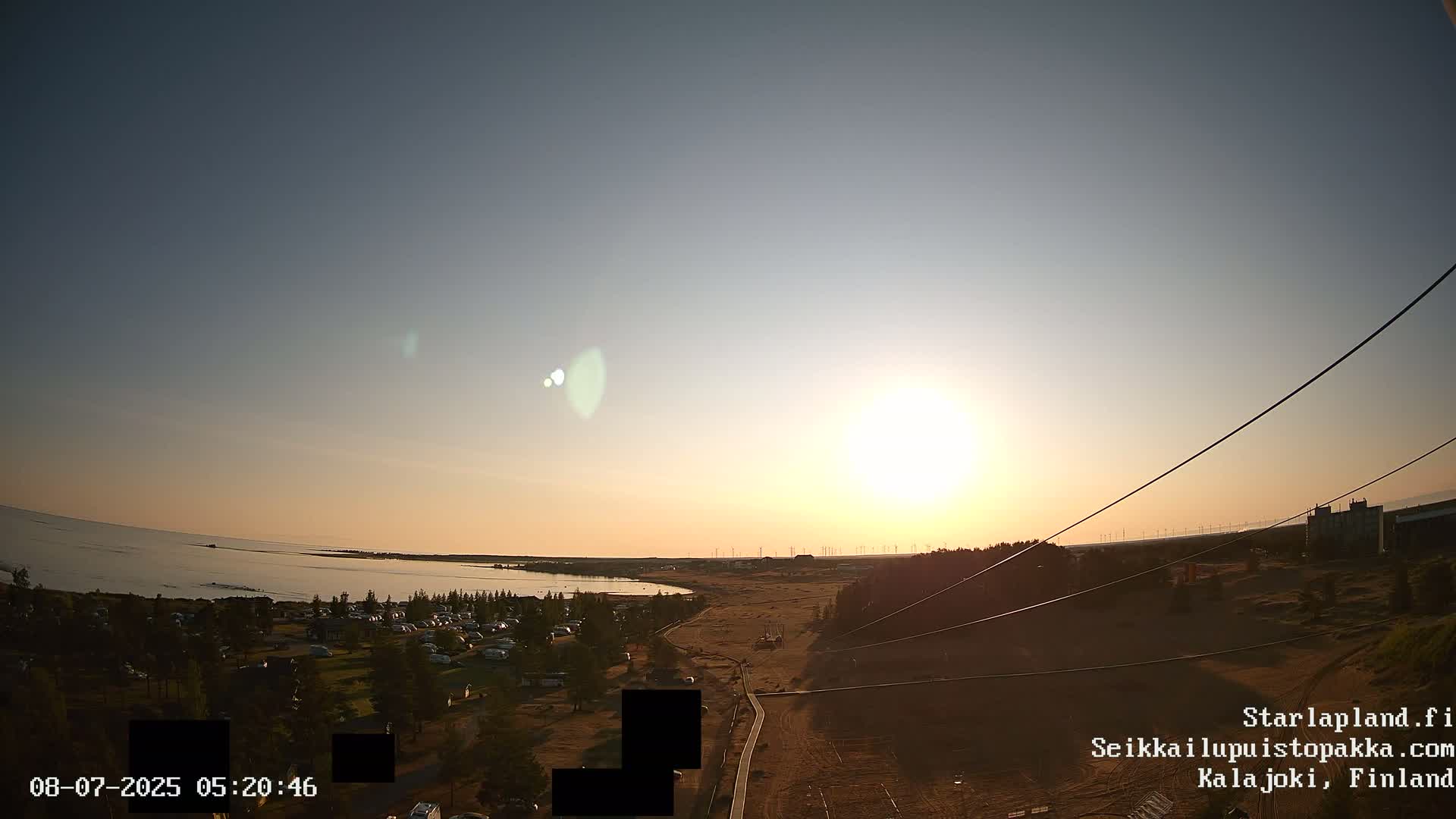 Adventure Park Pakka, Kalajoki, Aurora Boreails/Northern Lights  Live Cam - Kalajoki, Ylivieska, North Ostrobothnia, Finland