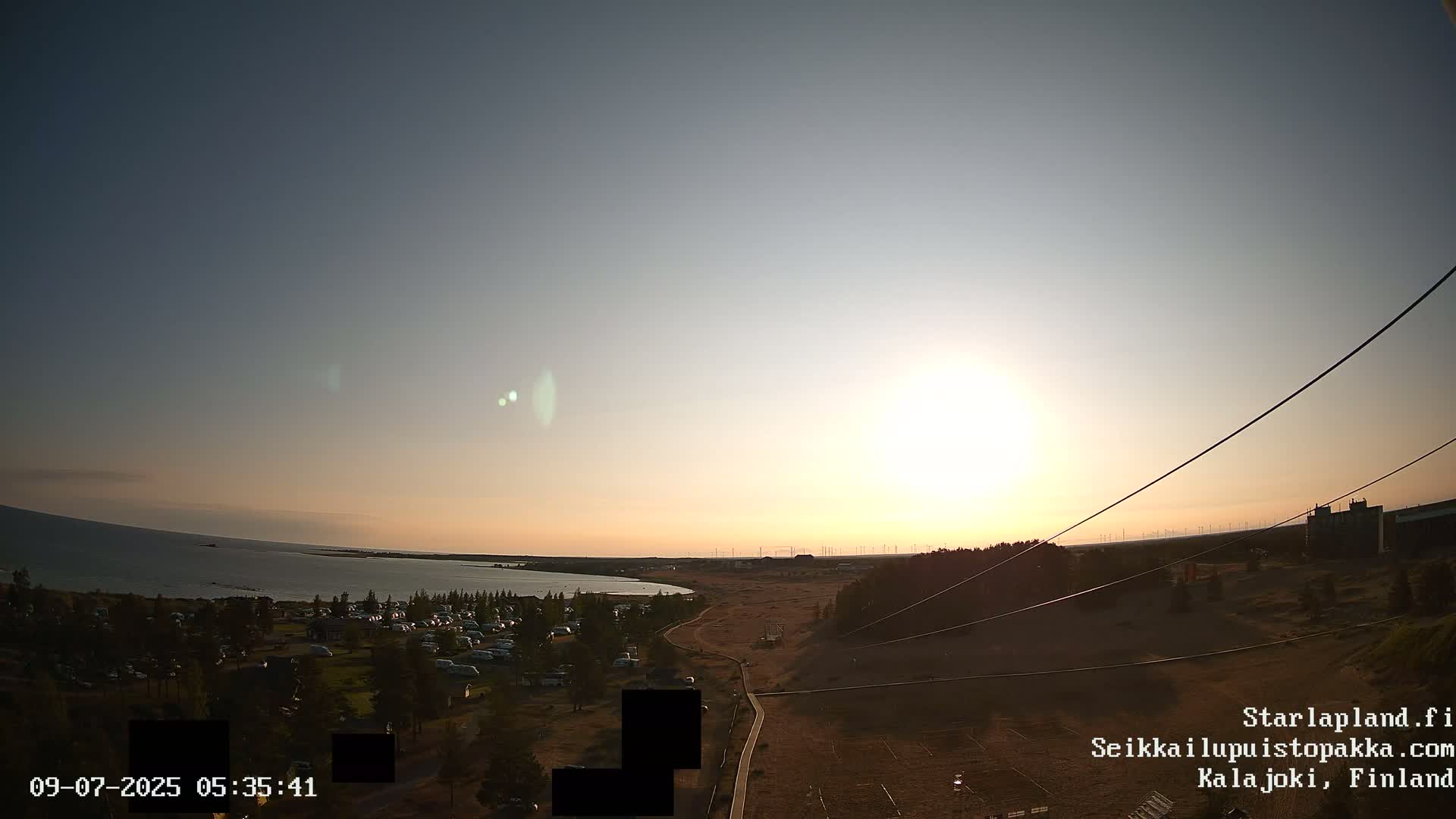 Adventure Park Pakka, Kalajoki, Aurora Boreails/Northern Lights  Live Cam - Kalajoki, Ylivieska, North Ostrobothnia, Finland