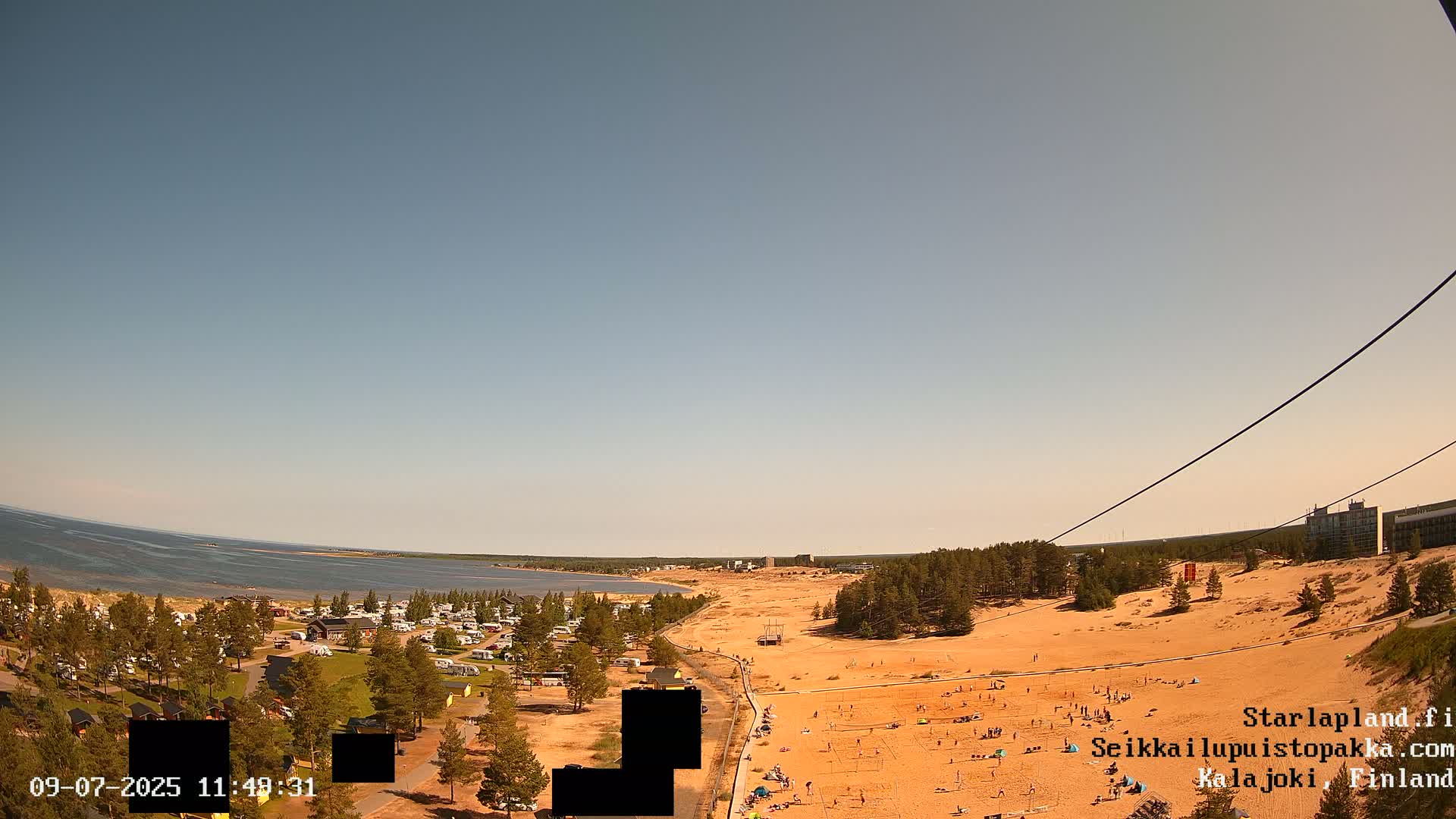Adventure Park Pakka, Kalajoki, Aurora Boreails/Northern Lights  Live Cam - Kalajoki, Ylivieska, North Ostrobothnia, Finland
