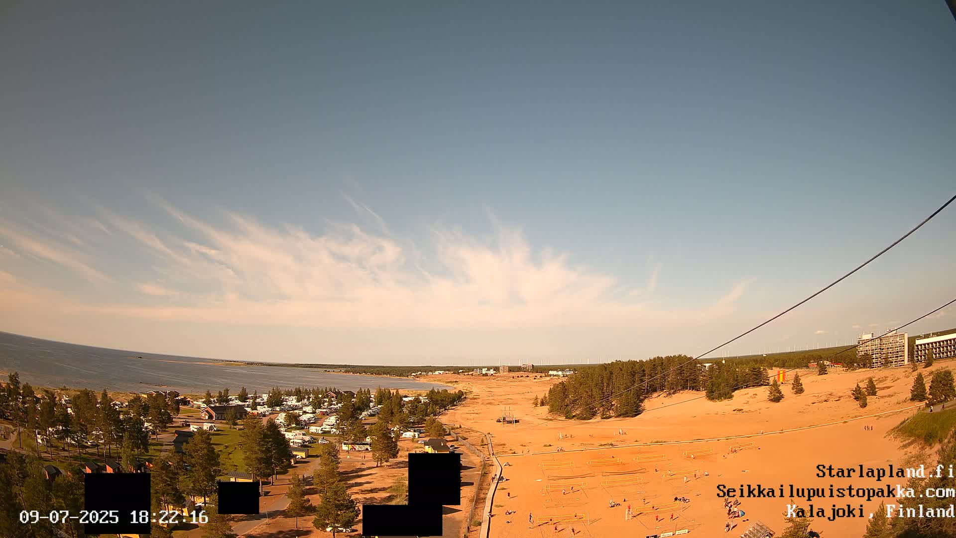 Adventure Park Pakka, Kalajoki, Aurora Boreails/Northern Lights  Live Cam - Kalajoki, Ylivieska, North Ostrobothnia, Finland