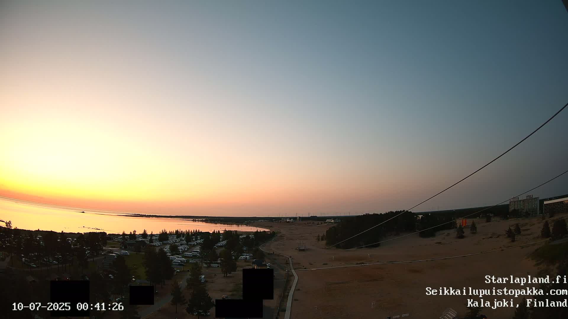 Adventure Park Pakka, Kalajoki, Aurora Boreails/Northern Lights  Live Cam - Kalajoki, Ylivieska, North Ostrobothnia, Finland