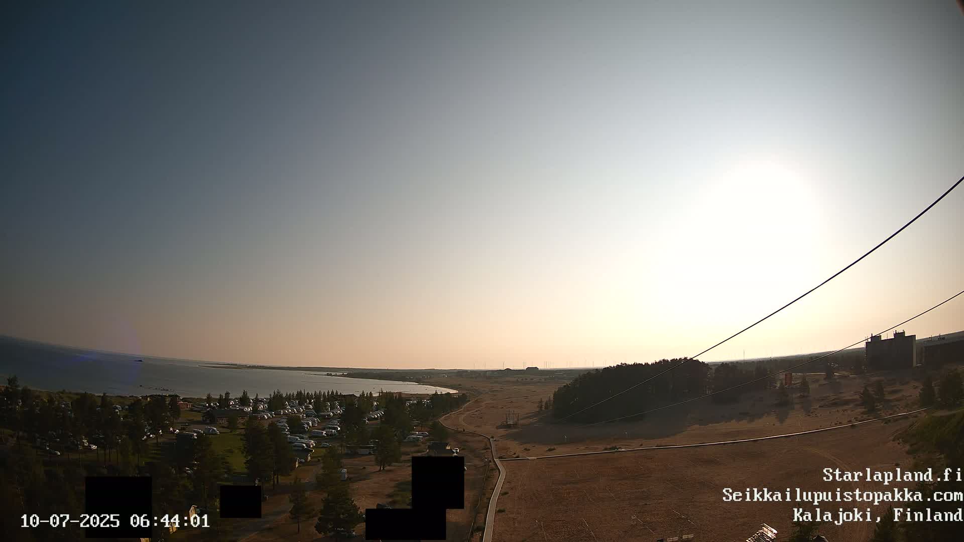 Adventure Park Pakka, Kalajoki, Aurora Boreails/Northern Lights  Live Cam - Kalajoki, Ylivieska, North Ostrobothnia, Finland