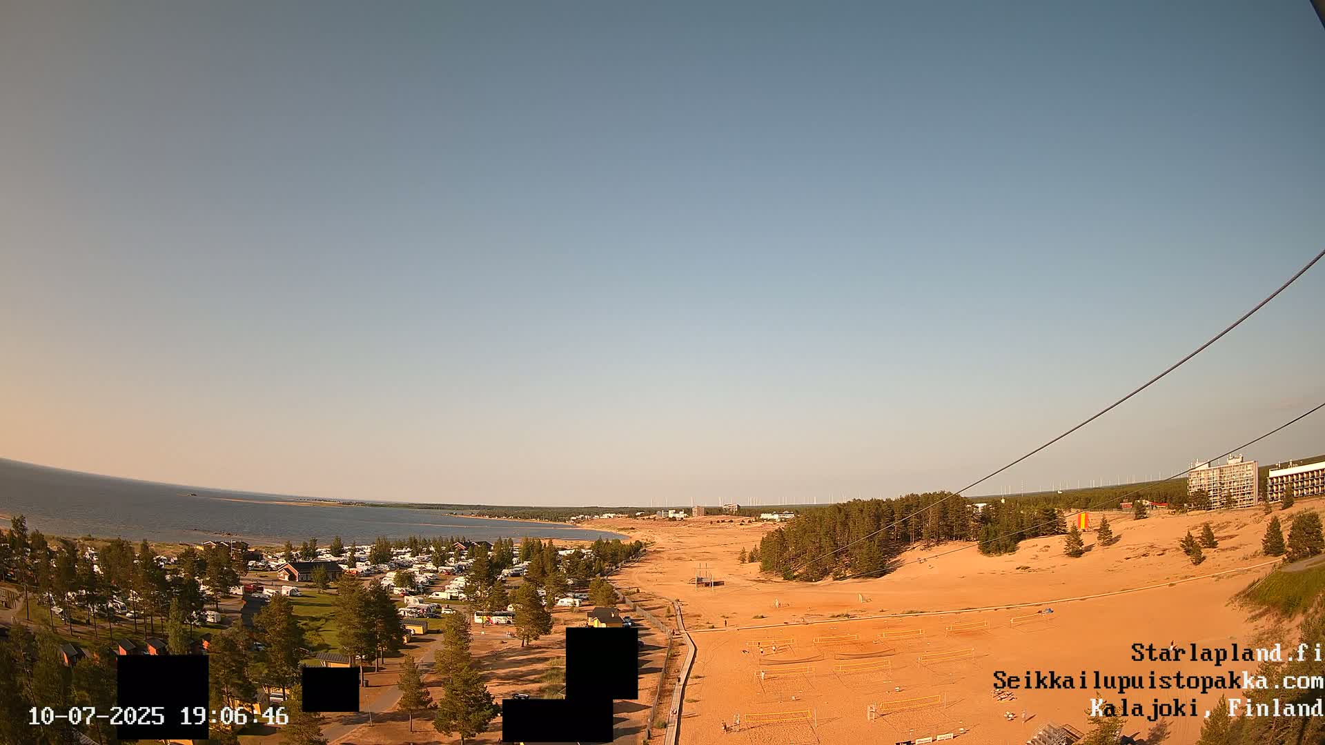 Adventure Park Pakka, Kalajoki, Aurora Boreails/Northern Lights  Live Cam - Kalajoki, Ylivieska, North Ostrobothnia, Finland