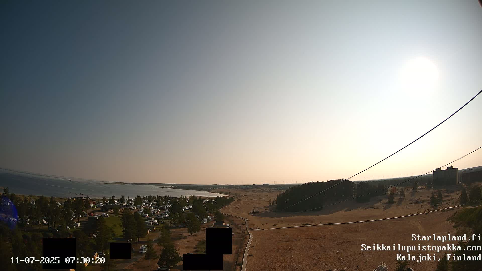 Adventure Park Pakka, Kalajoki, Aurora Boreails/Northern Lights  Live Cam - Kalajoki, Ylivieska, North Ostrobothnia, Finland