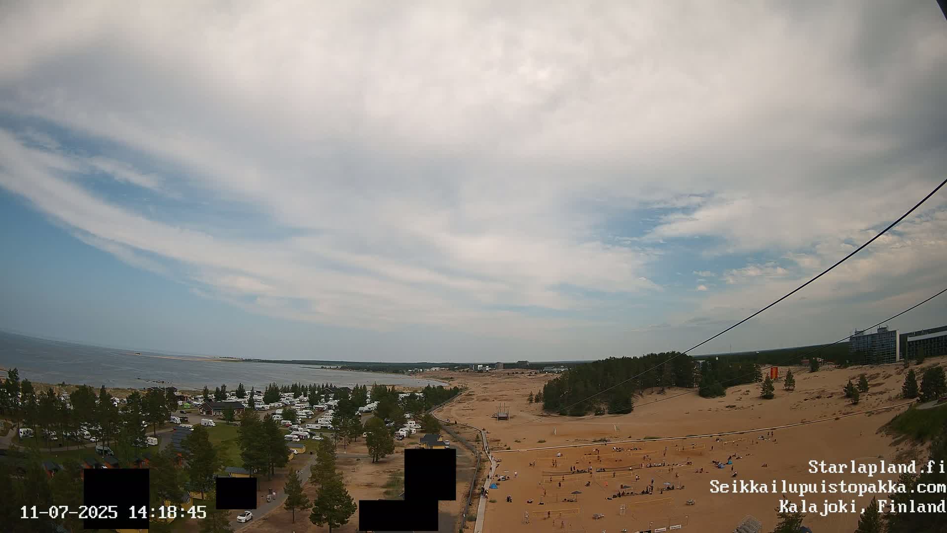 Adventure Park Pakka, Kalajoki, Aurora Boreails/Northern Lights  Live Cam - Kalajoki, Ylivieska, North Ostrobothnia, Finland