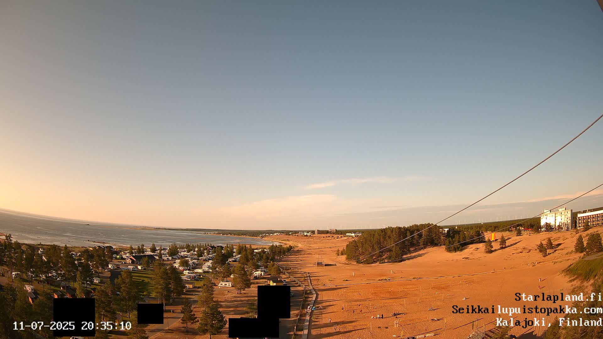 Adventure Park Pakka, Kalajoki, Aurora Boreails/Northern Lights  Live Cam - Kalajoki, Ylivieska, North Ostrobothnia, Finland