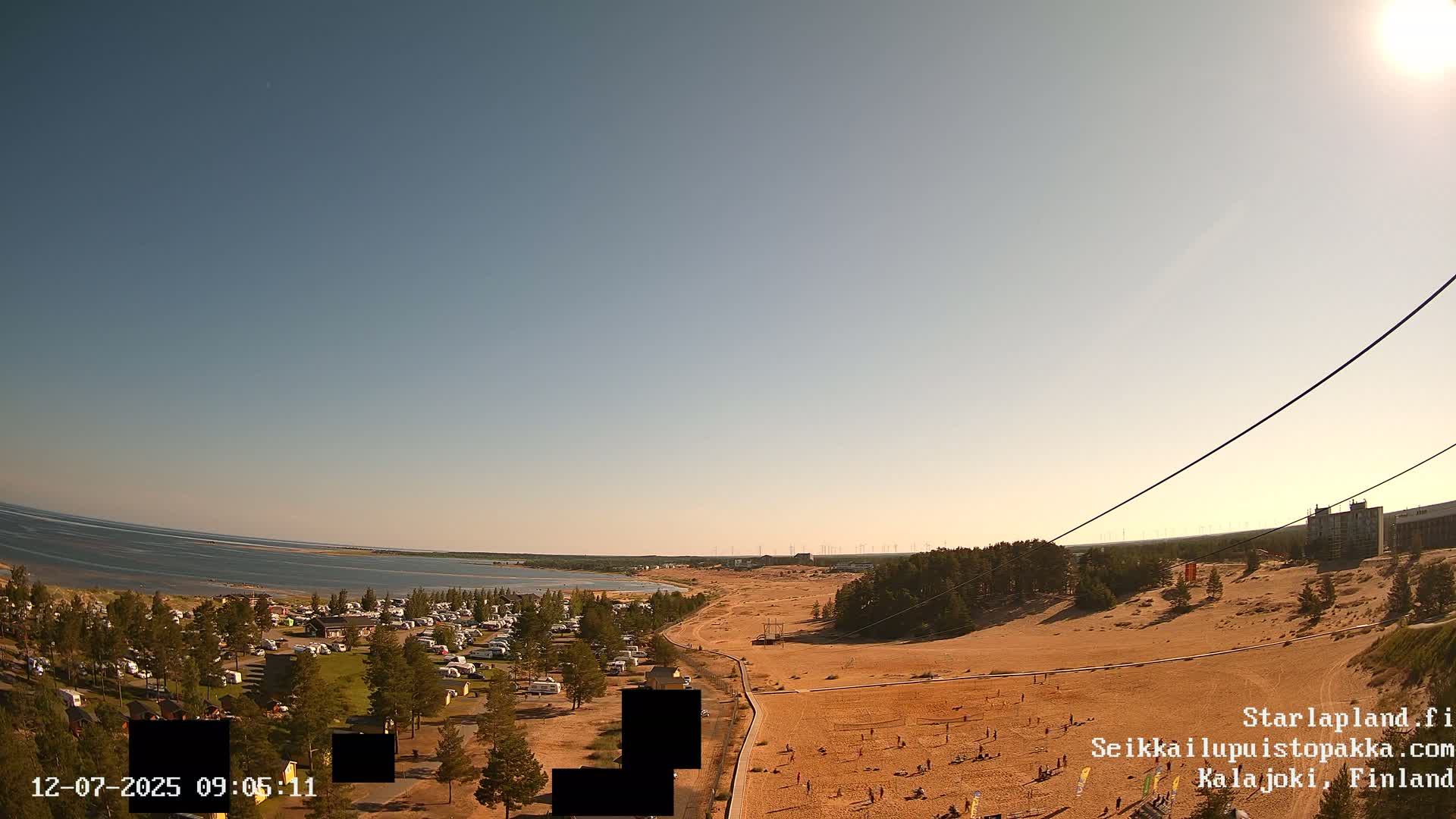 Adventure Park Pakka, Kalajoki, Aurora Boreails/Northern Lights  Live Cam - Kalajoki, Ylivieska, North Ostrobothnia, Finland