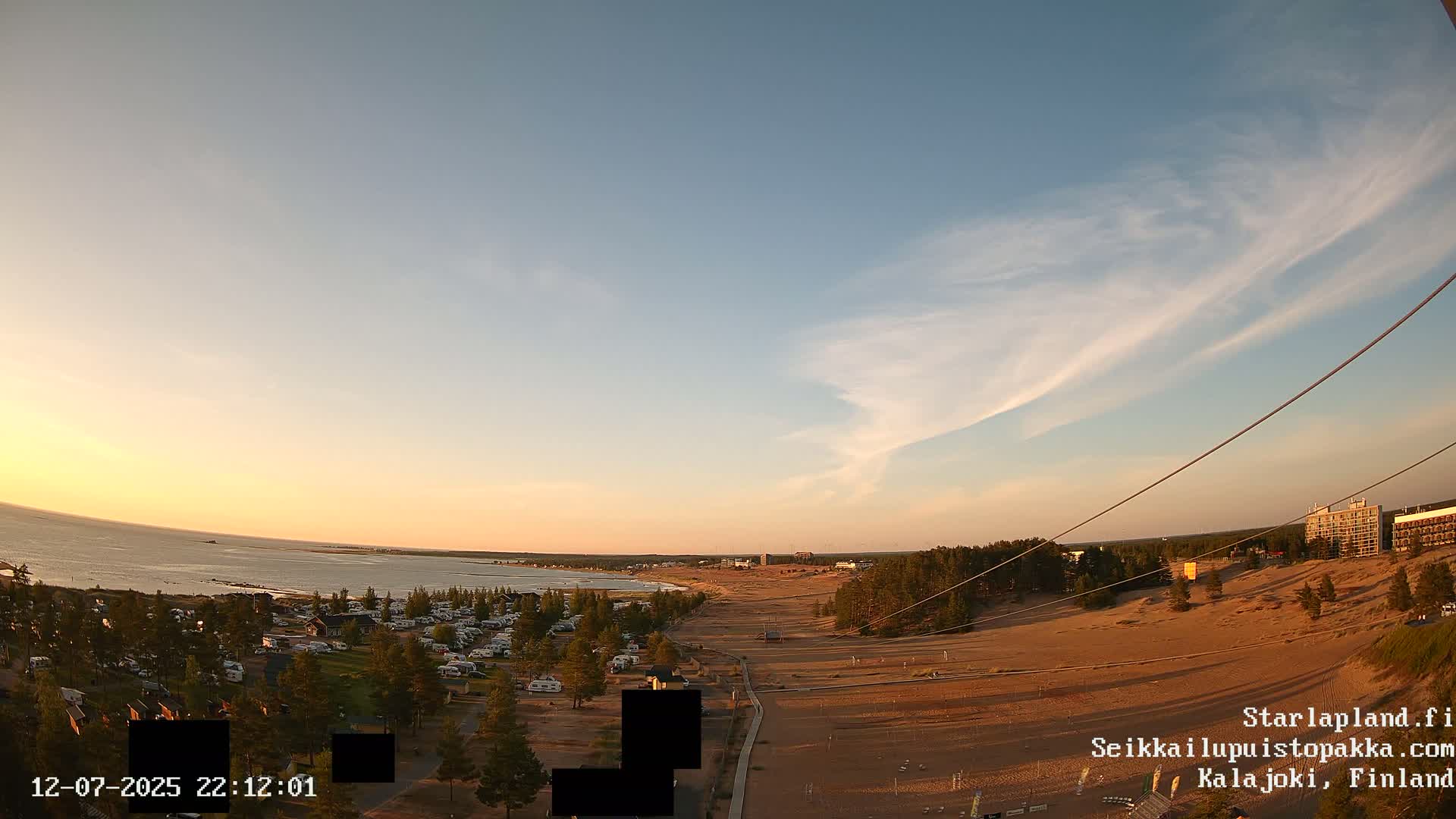 Adventure Park Pakka, Kalajoki, Aurora Boreails/Northern Lights  Live Cam - Kalajoki, Ylivieska, North Ostrobothnia, Finland
