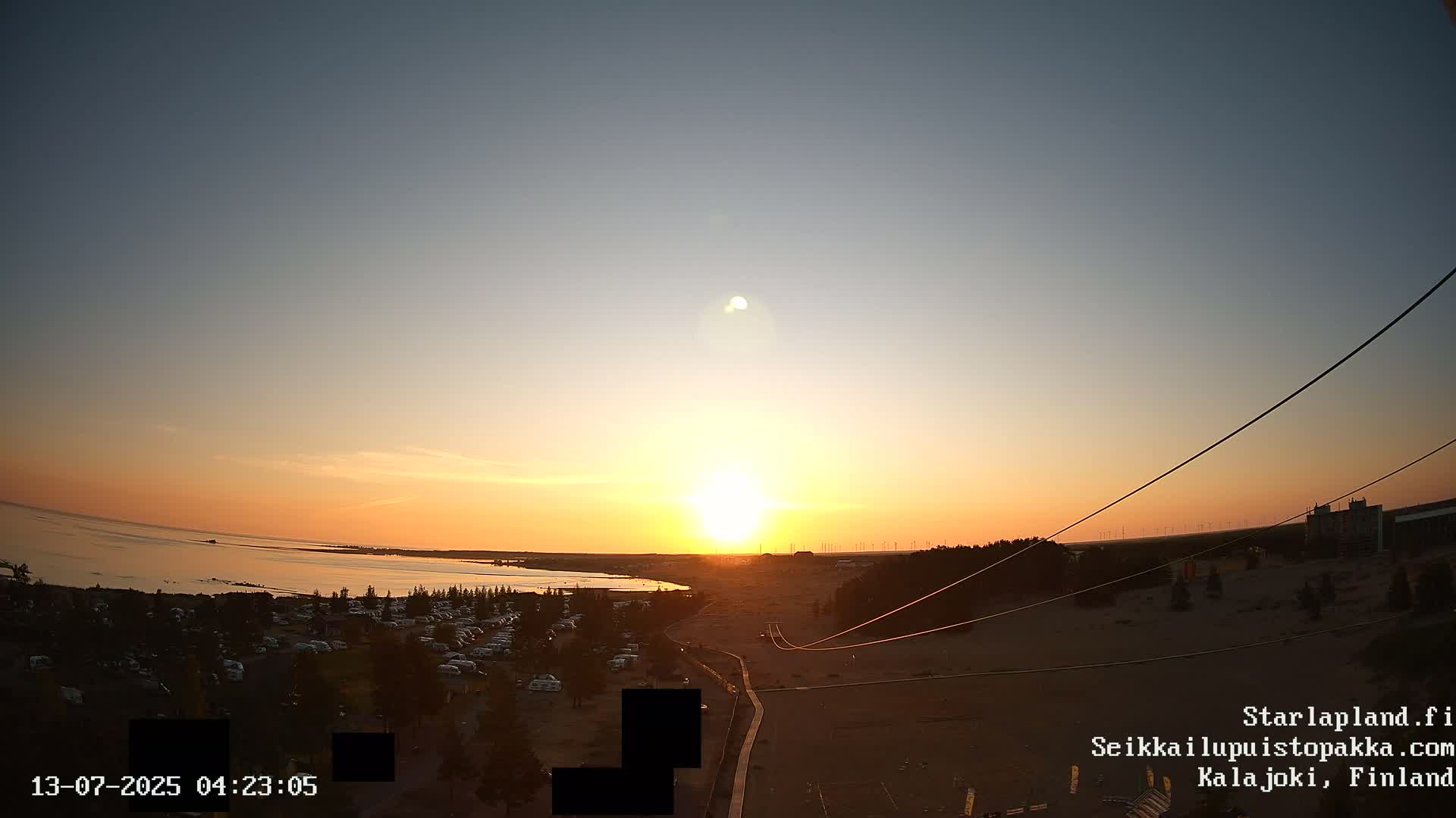 Adventure Park Pakka, Kalajoki, Aurora Boreails/Northern Lights  Live Cam - Kalajoki, Ylivieska, North Ostrobothnia, Finland