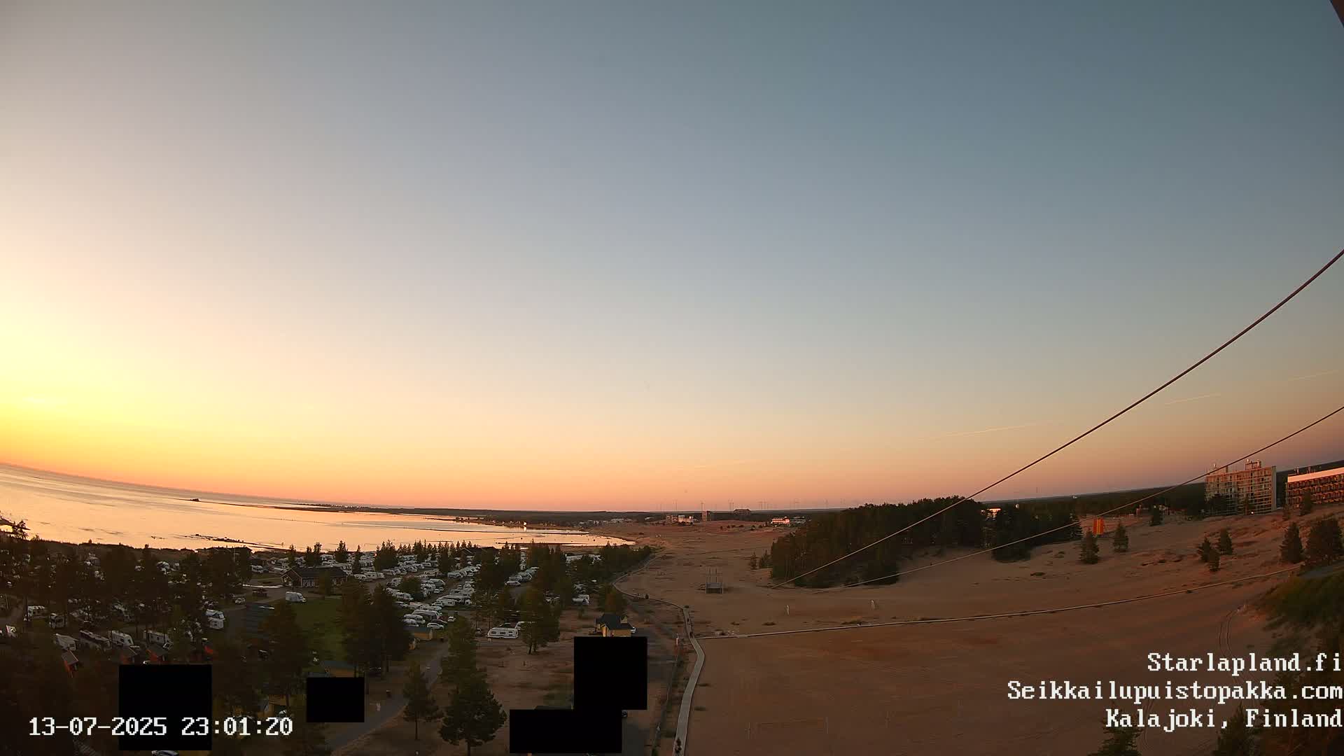 Adventure Park Pakka, Kalajoki, Aurora Boreails/Northern Lights  Live Cam - Kalajoki, Ylivieska, North Ostrobothnia, Finland