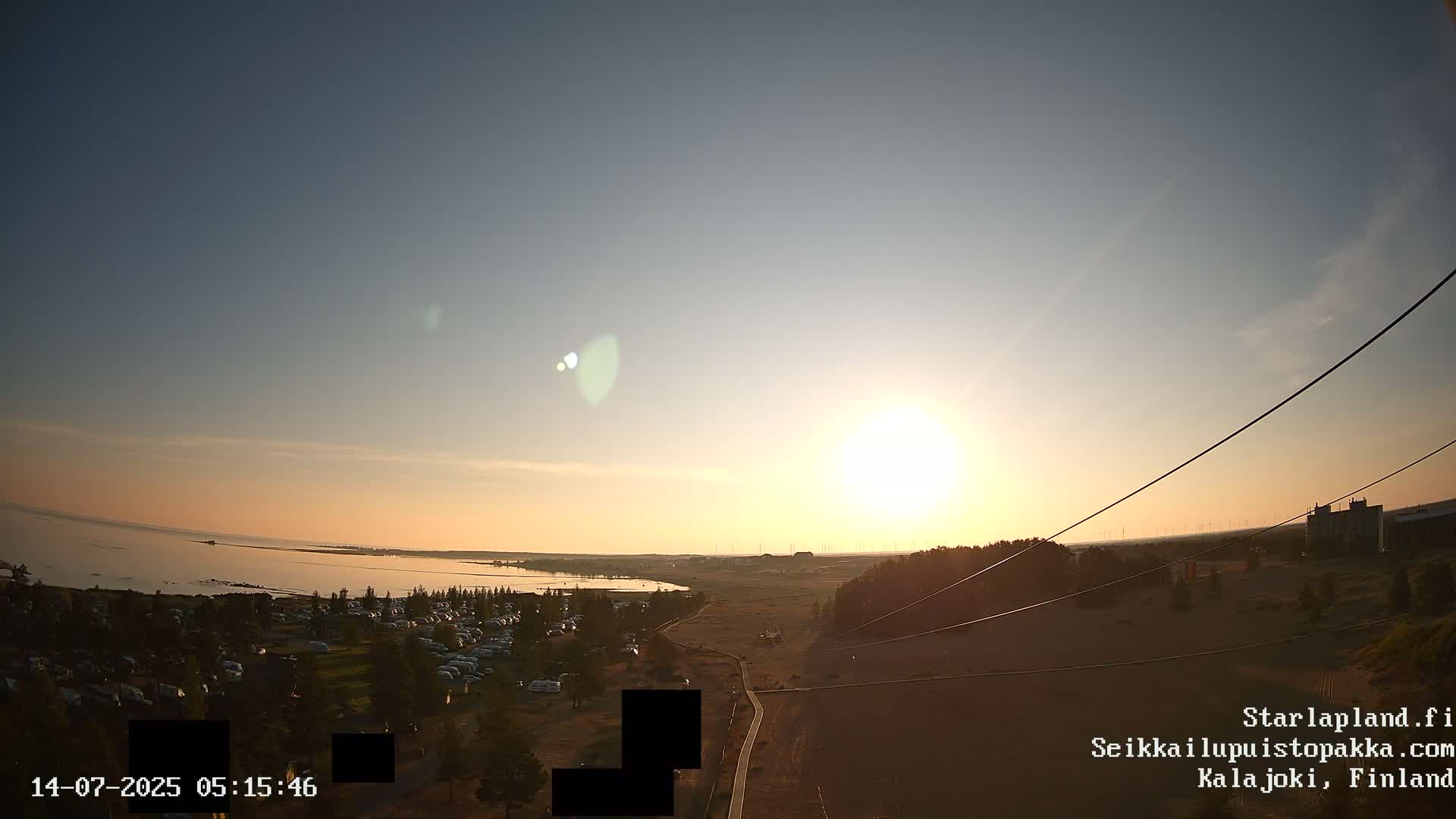 Adventure Park Pakka, Kalajoki, Aurora Boreails/Northern Lights  Live Cam - Kalajoki, Ylivieska, North Ostrobothnia, Finland
