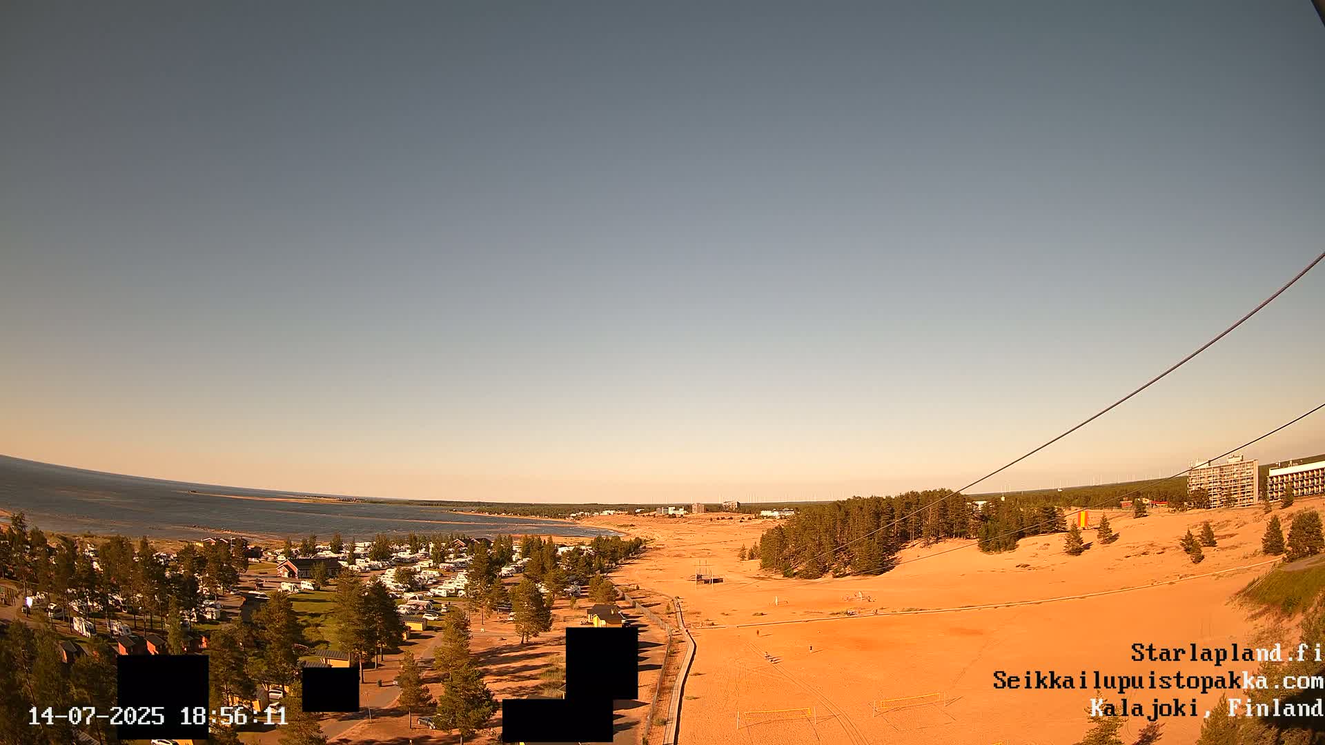 Adventure Park Pakka, Kalajoki, Aurora Boreails/Northern Lights  Live Cam - Kalajoki, Ylivieska, North Ostrobothnia, Finland