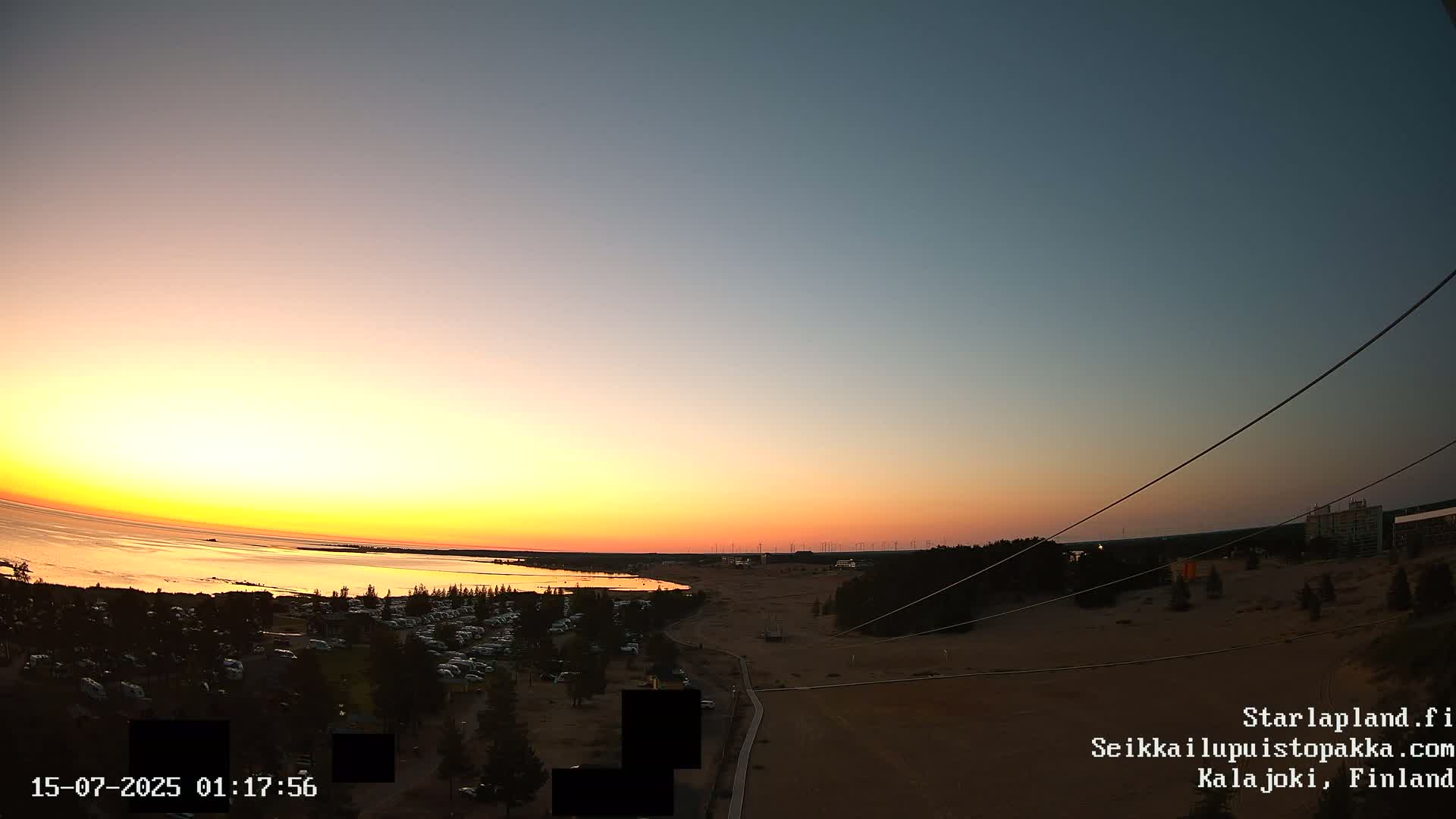 Adventure Park Pakka, Kalajoki, Aurora Boreails/Northern Lights  Live Cam - Kalajoki, Ylivieska, North Ostrobothnia, Finland