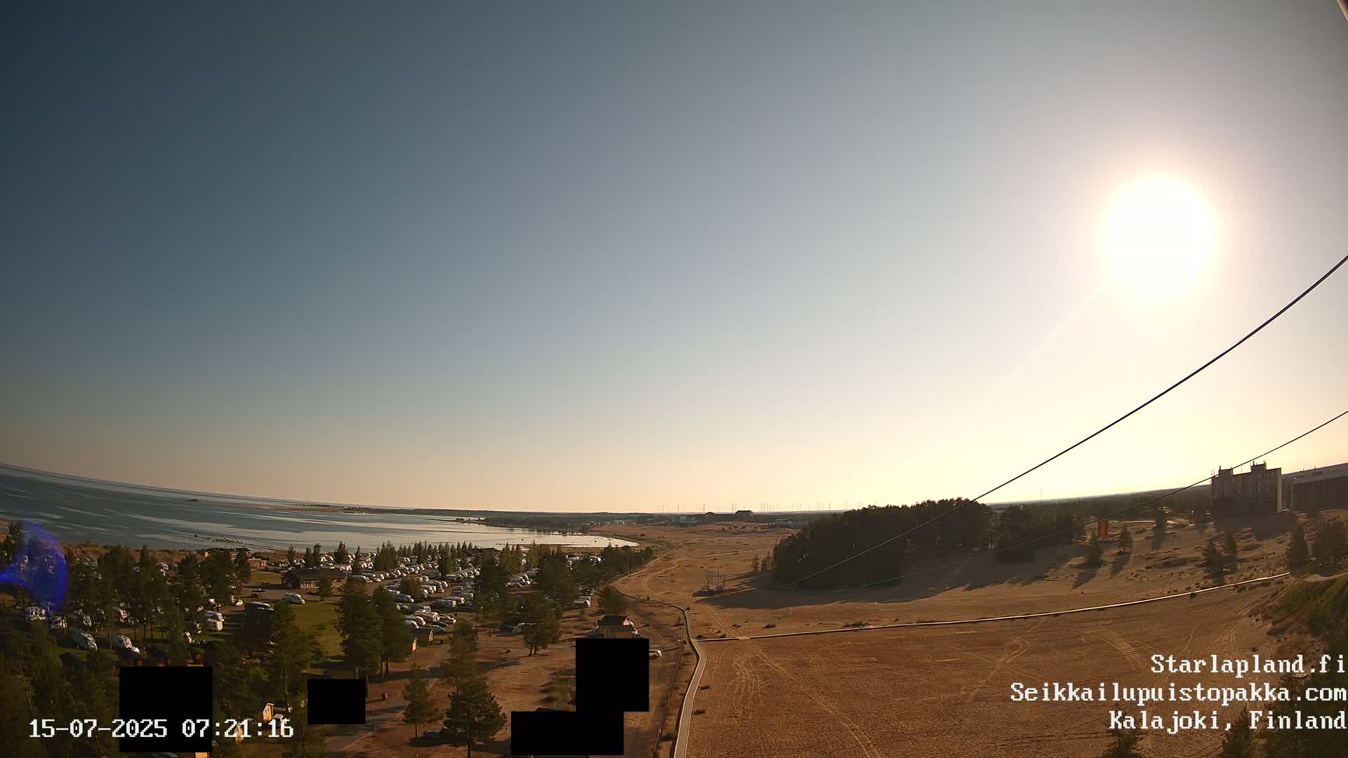 Adventure Park Pakka, Kalajoki, Aurora Boreails/Northern Lights  Live Cam - Kalajoki, Ylivieska, North Ostrobothnia, Finland