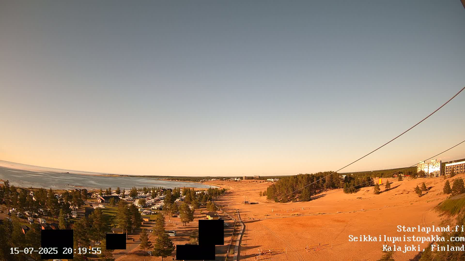 Adventure Park Pakka, Kalajoki, Aurora Boreails/Northern Lights  Live Cam - Kalajoki, Ylivieska, North Ostrobothnia, Finland