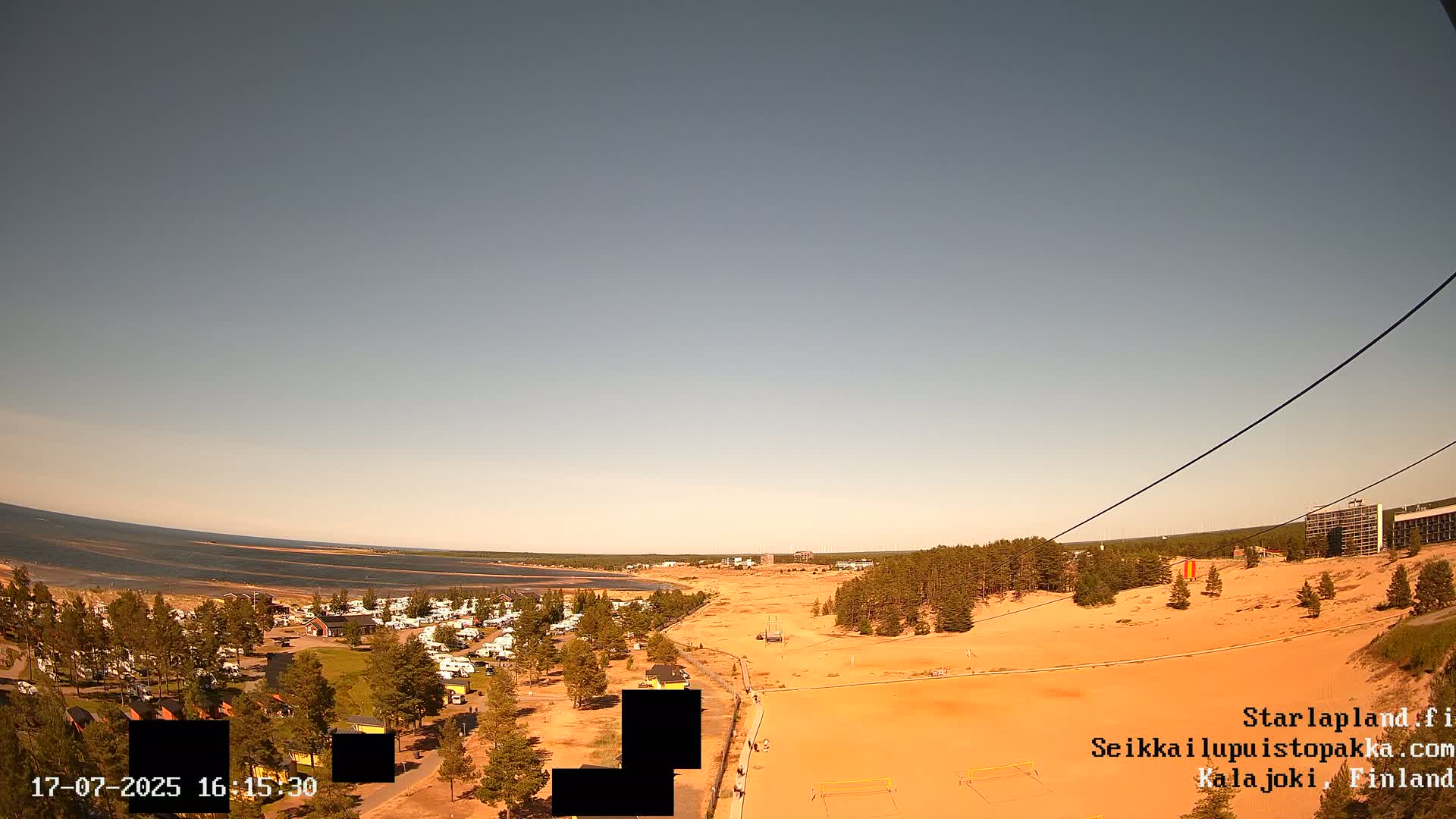 Adventure Park Pakka, Kalajoki, Aurora Boreails/Northern Lights  Live Cam - Kalajoki, Ylivieska, North Ostrobothnia, Finland