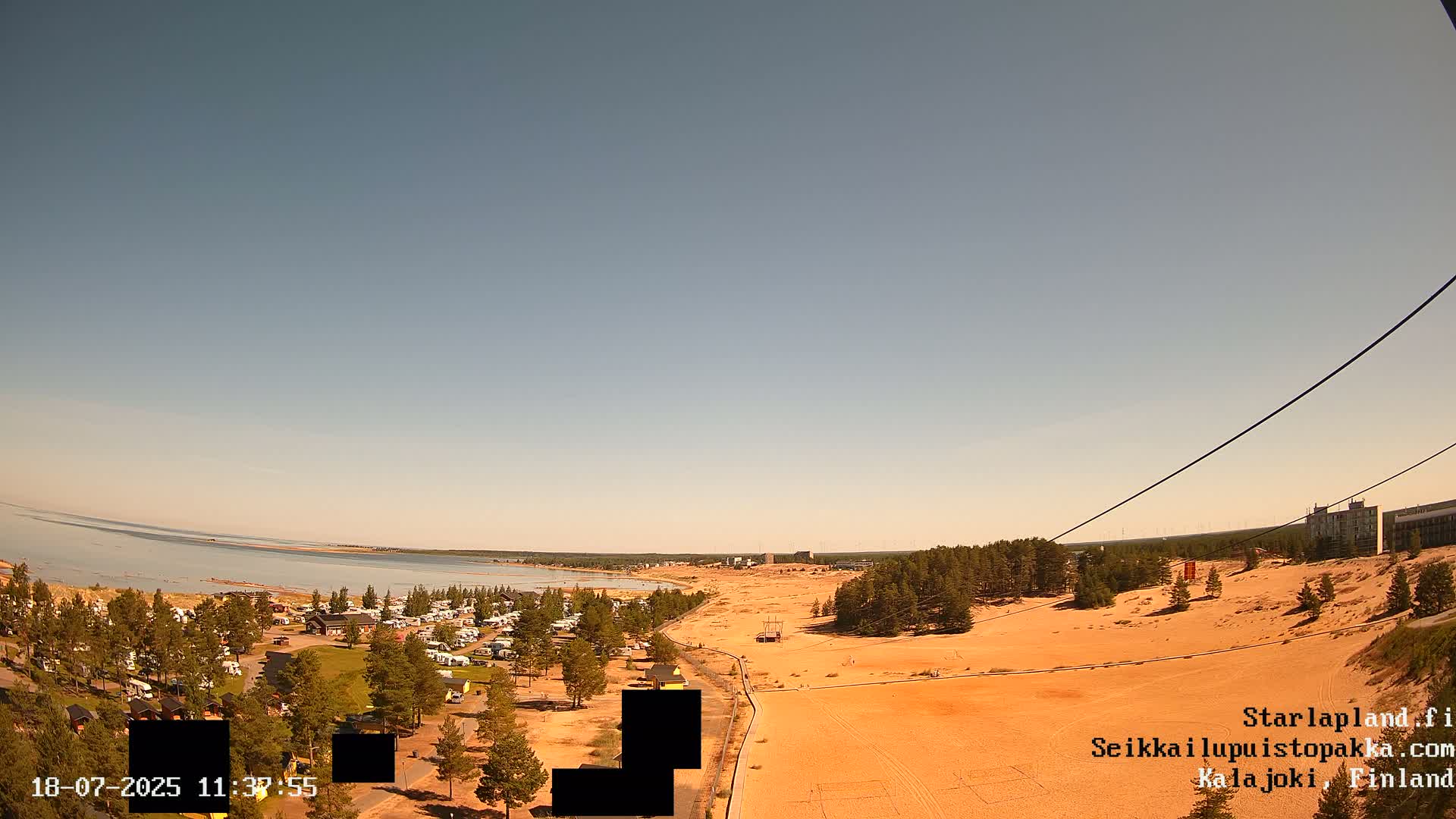 Adventure Park Pakka, Kalajoki, Aurora Boreails/Northern Lights  Live Cam - Kalajoki, Ylivieska, North Ostrobothnia, Finland
