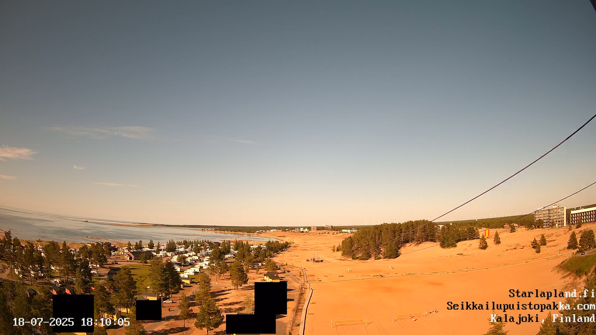 Adventure Park Pakka, Kalajoki, Aurora Boreails/Northern Lights  Live Cam - Kalajoki, Ylivieska, North Ostrobothnia, Finland
