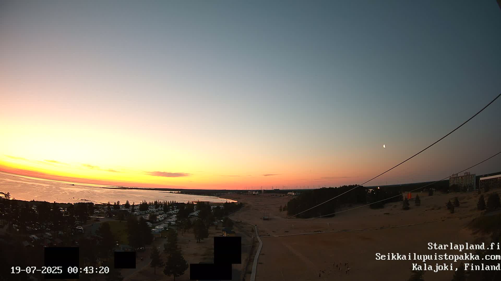 Adventure Park Pakka, Kalajoki, Aurora Boreails/Northern Lights  Live Cam - Kalajoki, Ylivieska, North Ostrobothnia, Finland
