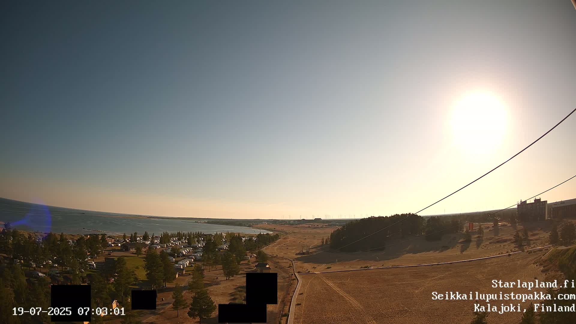 Adventure Park Pakka, Kalajoki, Aurora Boreails/Northern Lights  Live Cam - Kalajoki, Ylivieska, North Ostrobothnia, Finland