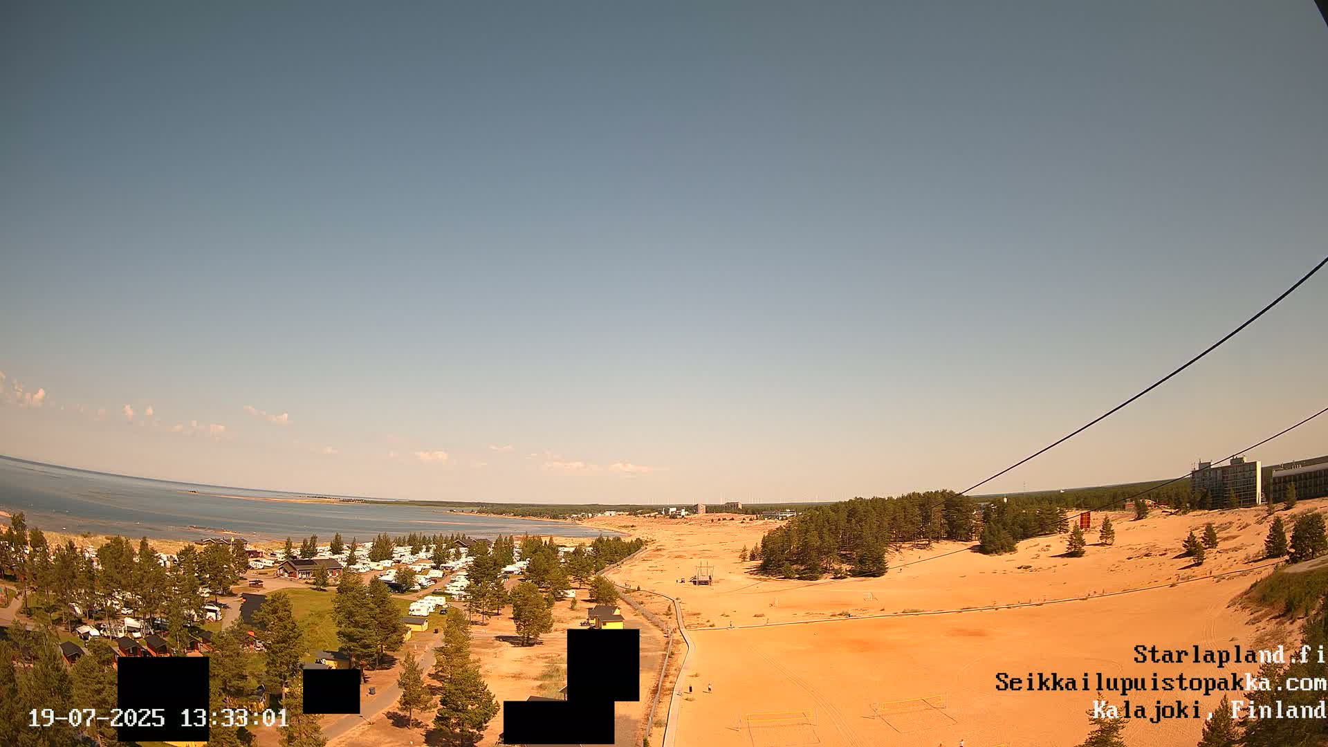 Adventure Park Pakka, Kalajoki, Aurora Boreails/Northern Lights  Live Cam - Kalajoki, Ylivieska, North Ostrobothnia, Finland
