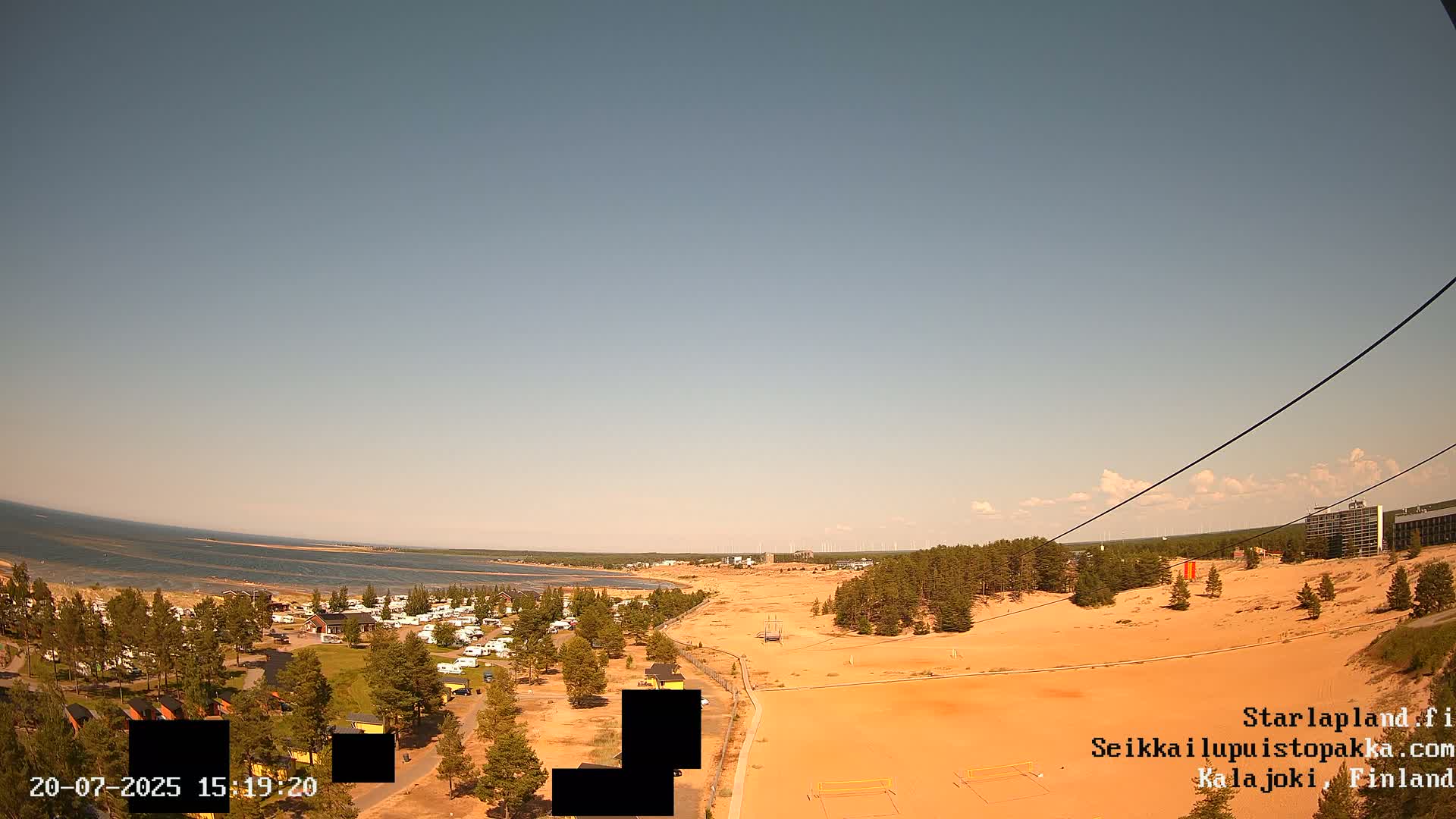 Adventure Park Pakka, Kalajoki, Aurora Boreails/Northern Lights  Live Cam - Kalajoki, Ylivieska, North Ostrobothnia, Finland