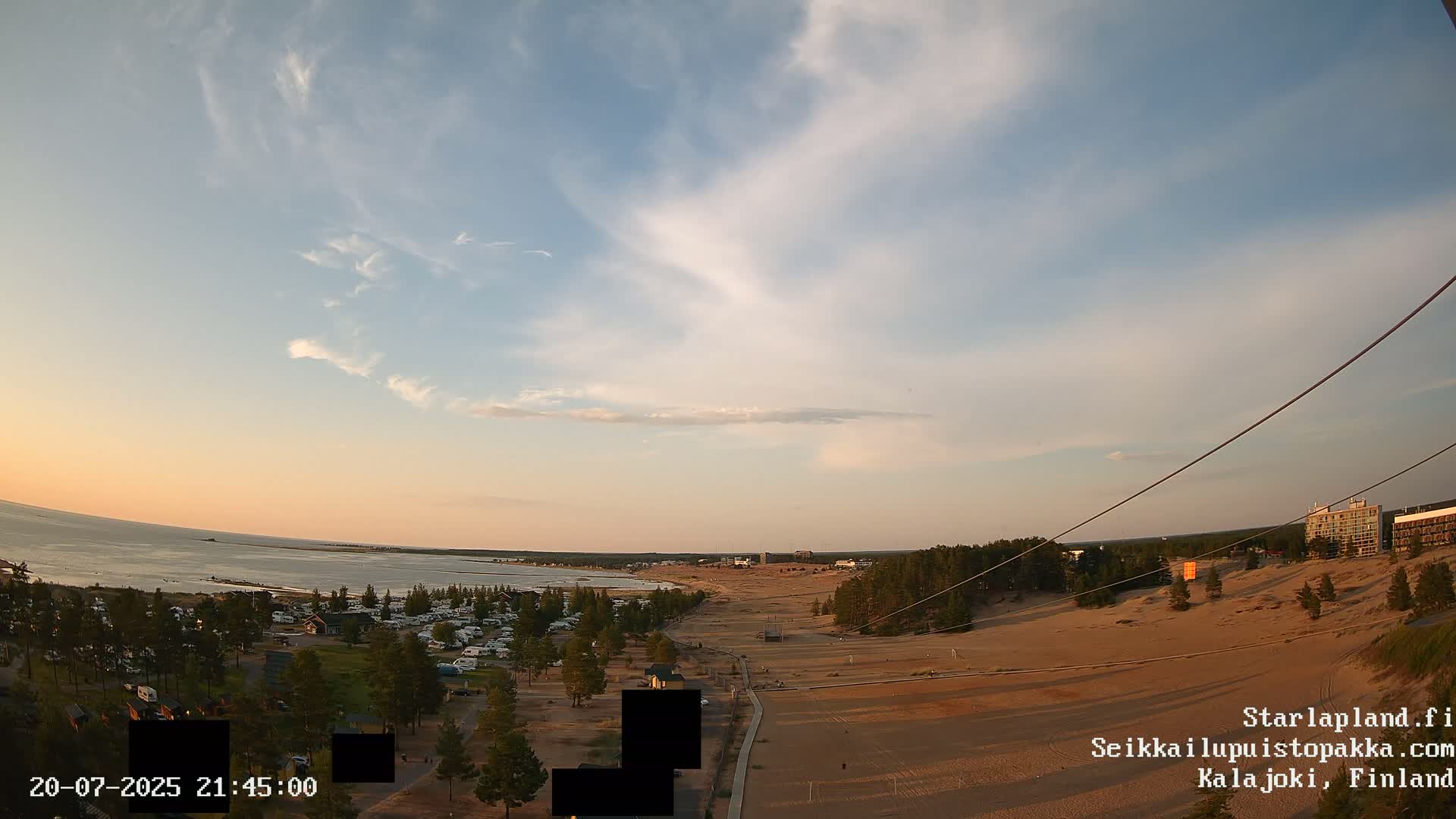 Adventure Park Pakka, Kalajoki, Aurora Boreails/Northern Lights  Live Cam - Kalajoki, Ylivieska, North Ostrobothnia, Finland