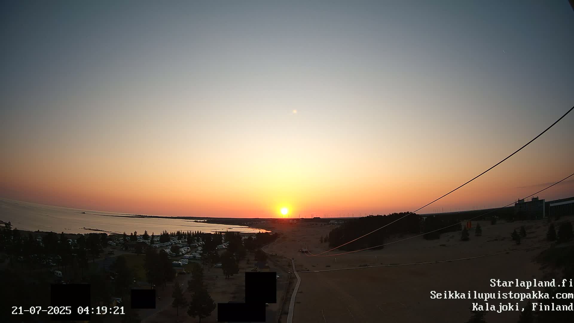 Adventure Park Pakka, Kalajoki, Aurora Boreails/Northern Lights  Live Cam - Kalajoki, Ylivieska, North Ostrobothnia, Finland