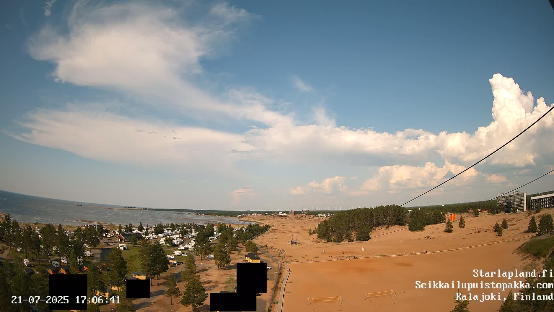 Adventure Park Pakka, Kalajoki, Aurora Boreails/Northern Lights  Live Cam - Kalajoki, Ylivieska, North Ostrobothnia, Finland
