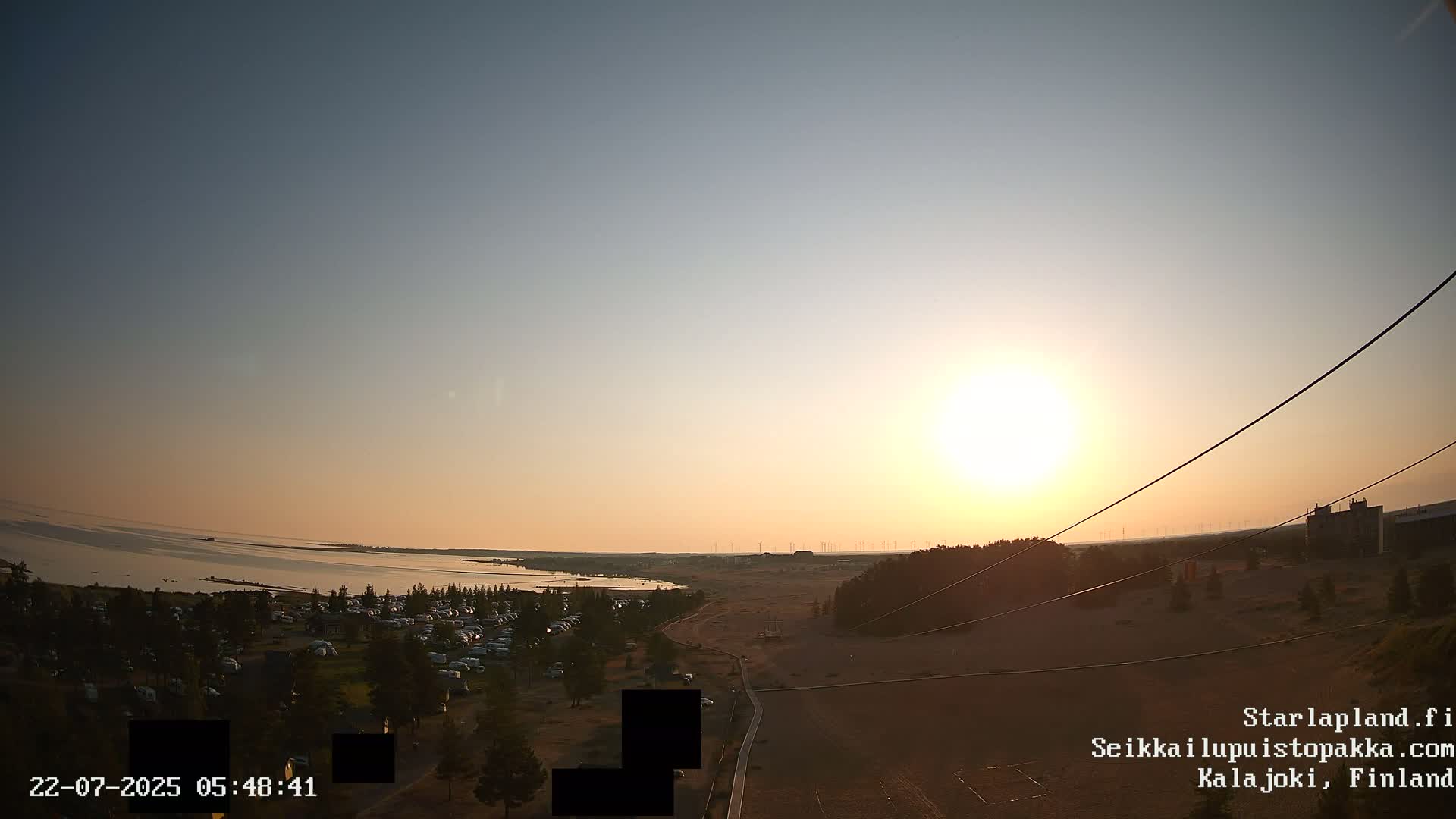 Adventure Park Pakka, Kalajoki, Aurora Boreails/Northern Lights  Live Cam - Kalajoki, Ylivieska, North Ostrobothnia, Finland