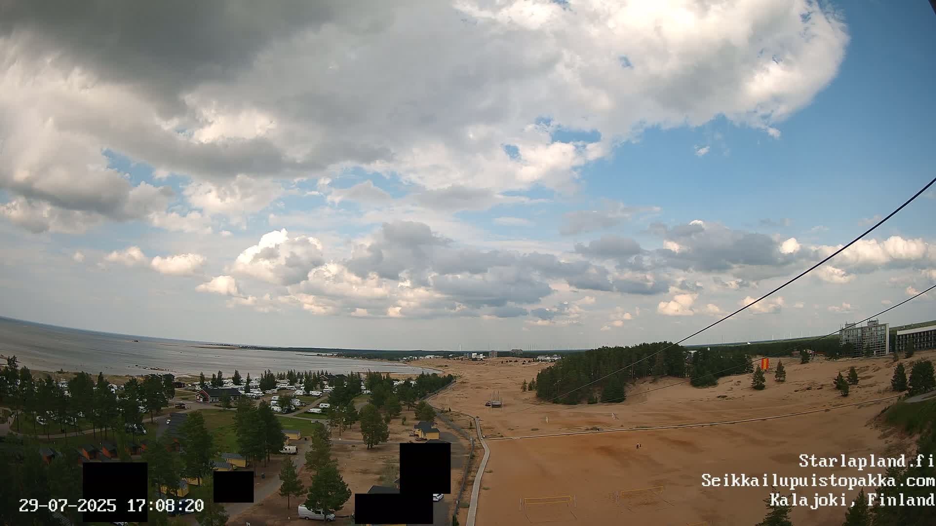Adventure Park Pakka, Kalajoki, Aurora Boreails/Northern Lights  Live Cam - Kalajoki, Ylivieska, North Ostrobothnia, Finland