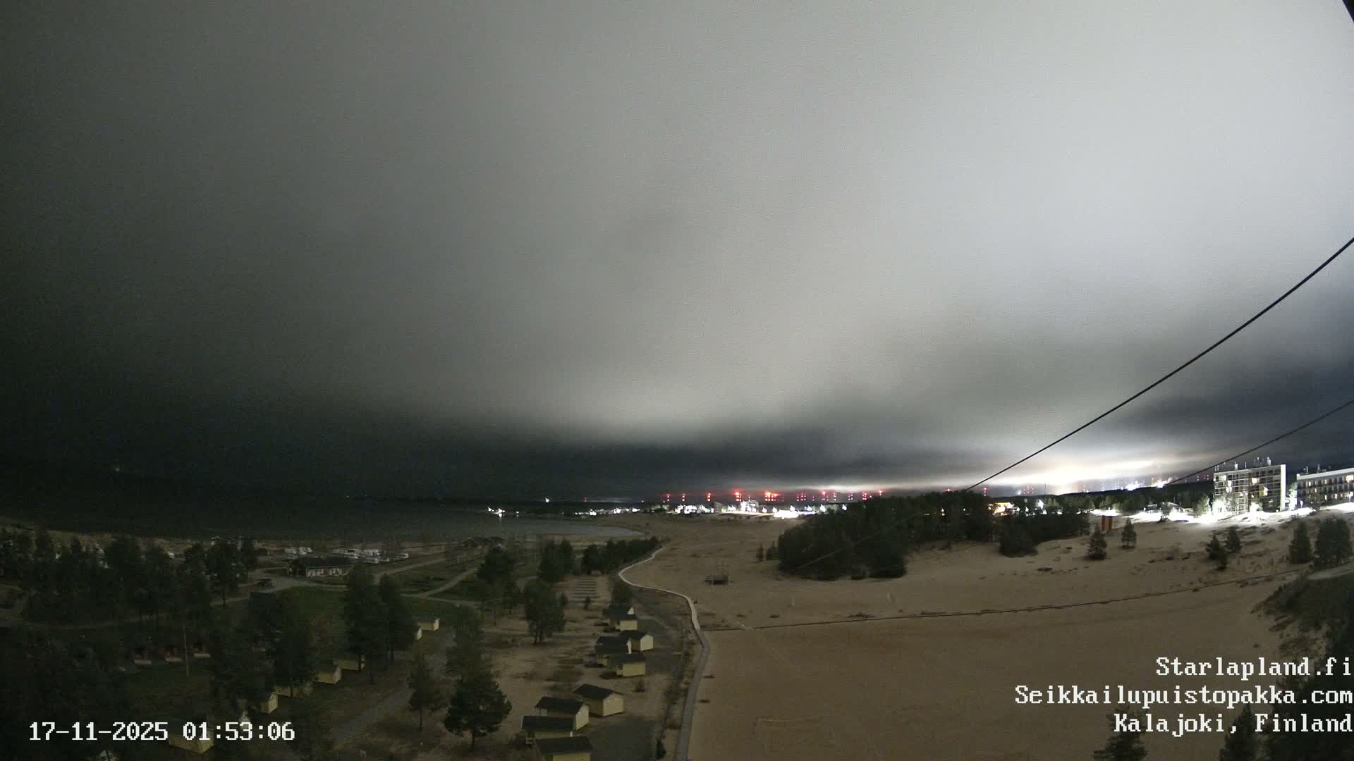 Adventure Park Pakka, Kalajoki, Aurora Boreails/Northern Lights  Live Cam - Kalajoki, Ylivieska, North Ostrobothnia, Finland