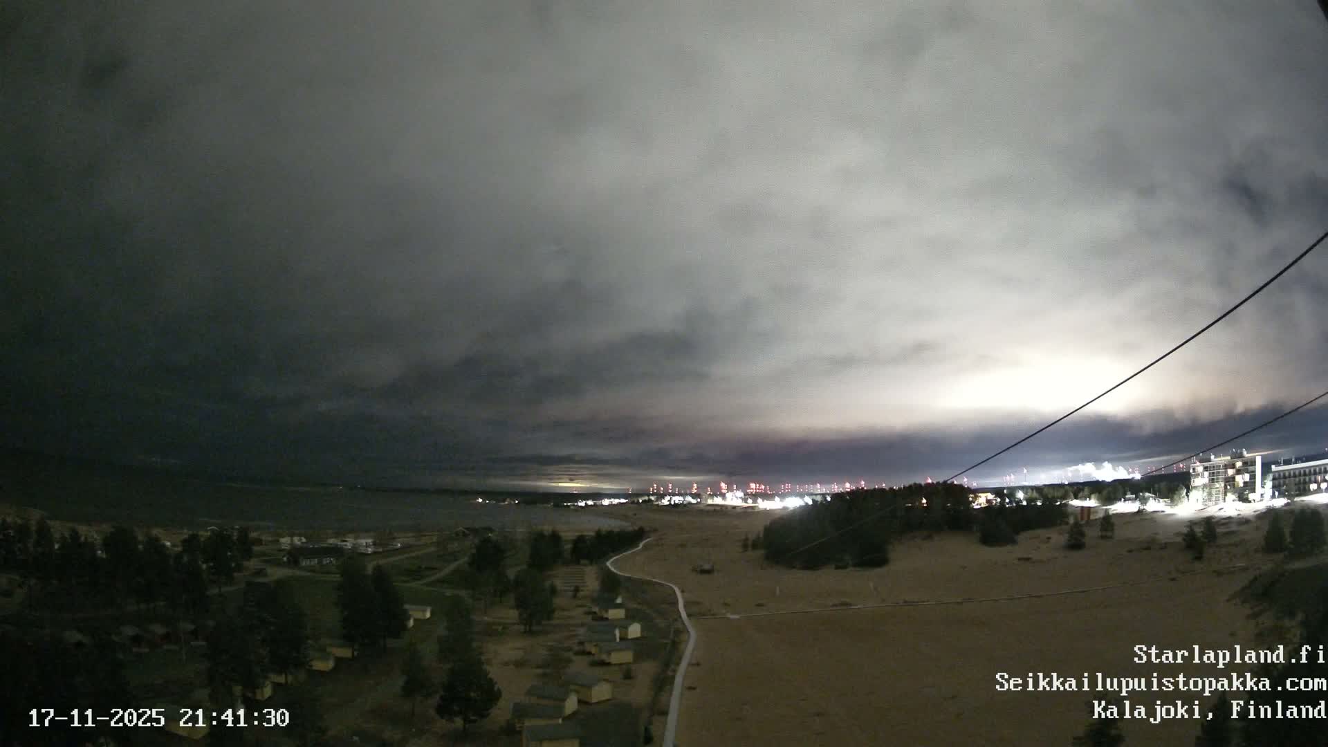 Adventure Park Pakka, Kalajoki, Aurora Boreails/Northern Lights  Live Cam - Kalajoki, Ylivieska, North Ostrobothnia, Finland