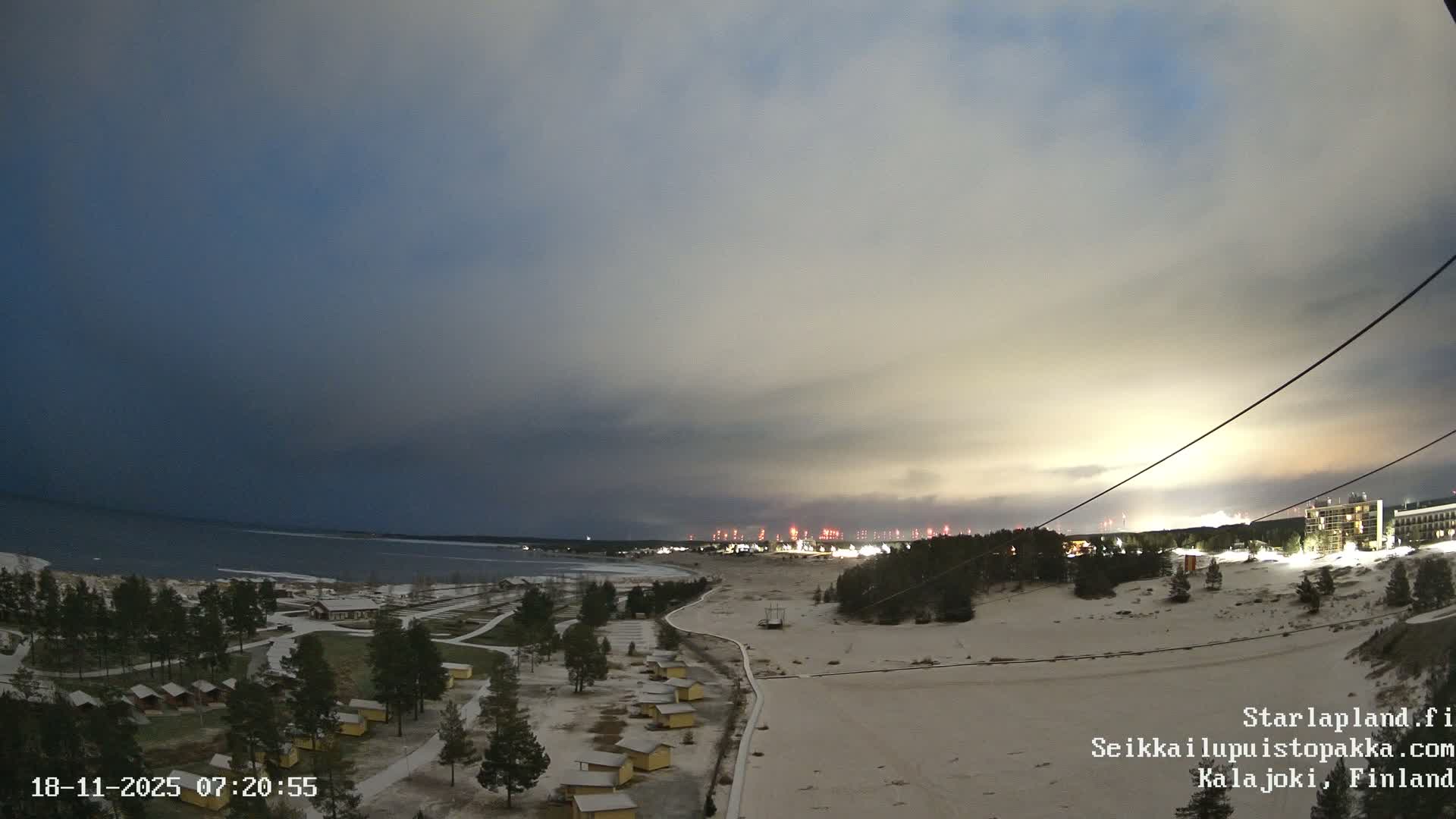 Adventure Park Pakka, Kalajoki, Aurora Boreails/Northern Lights  Live Cam - Kalajoki, Ylivieska, North Ostrobothnia, Finland