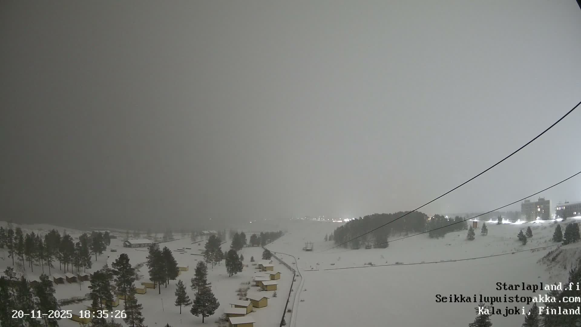 Adventure Park Pakka, Kalajoki, Aurora Boreails/Northern Lights  Live Cam - Kalajoki, Ylivieska, North Ostrobothnia, Finland