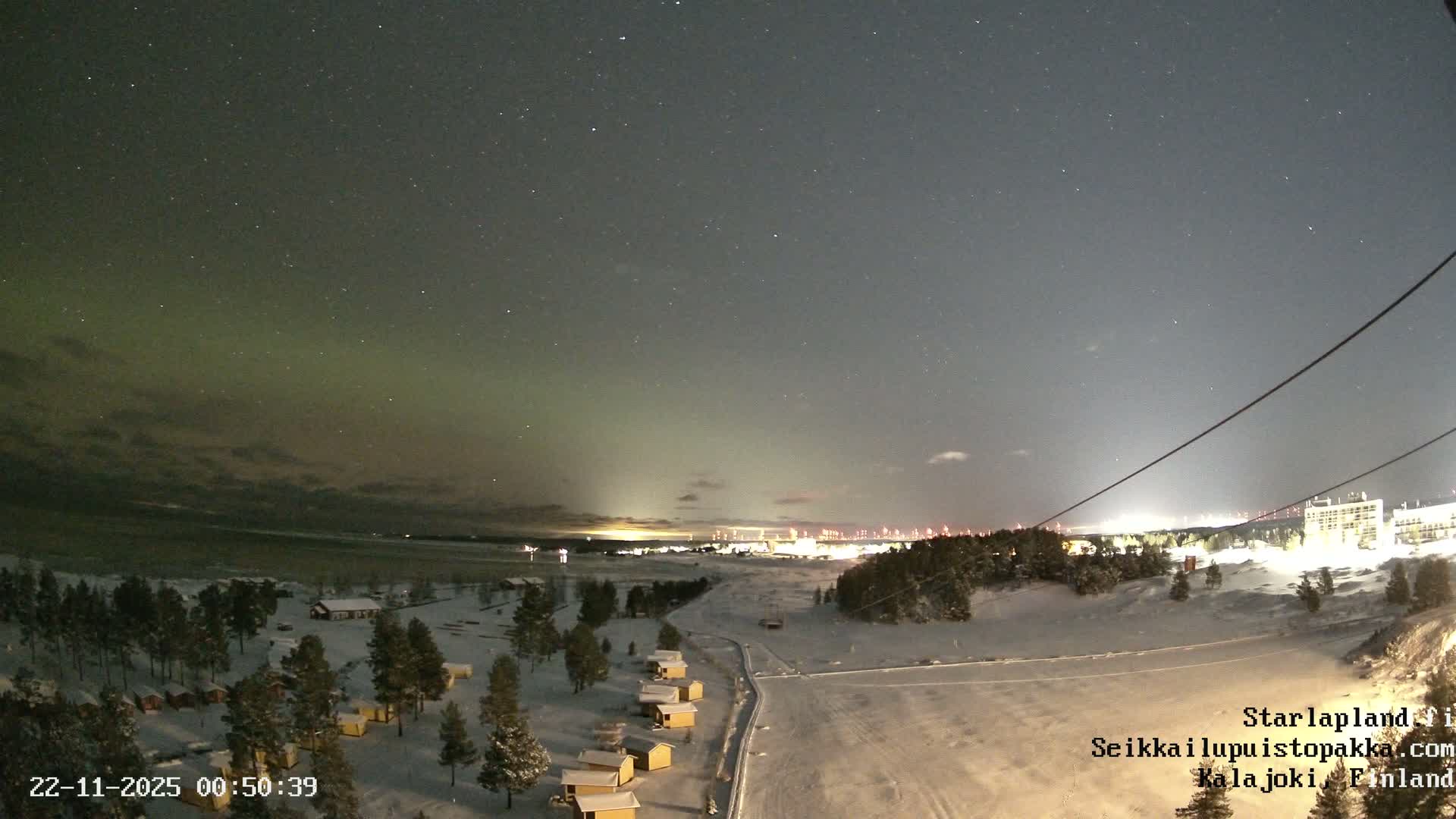 Adventure Park Pakka, Kalajoki, Aurora Boreails/Northern Lights  Live Cam - Kalajoki, Ylivieska, North Ostrobothnia, Finland