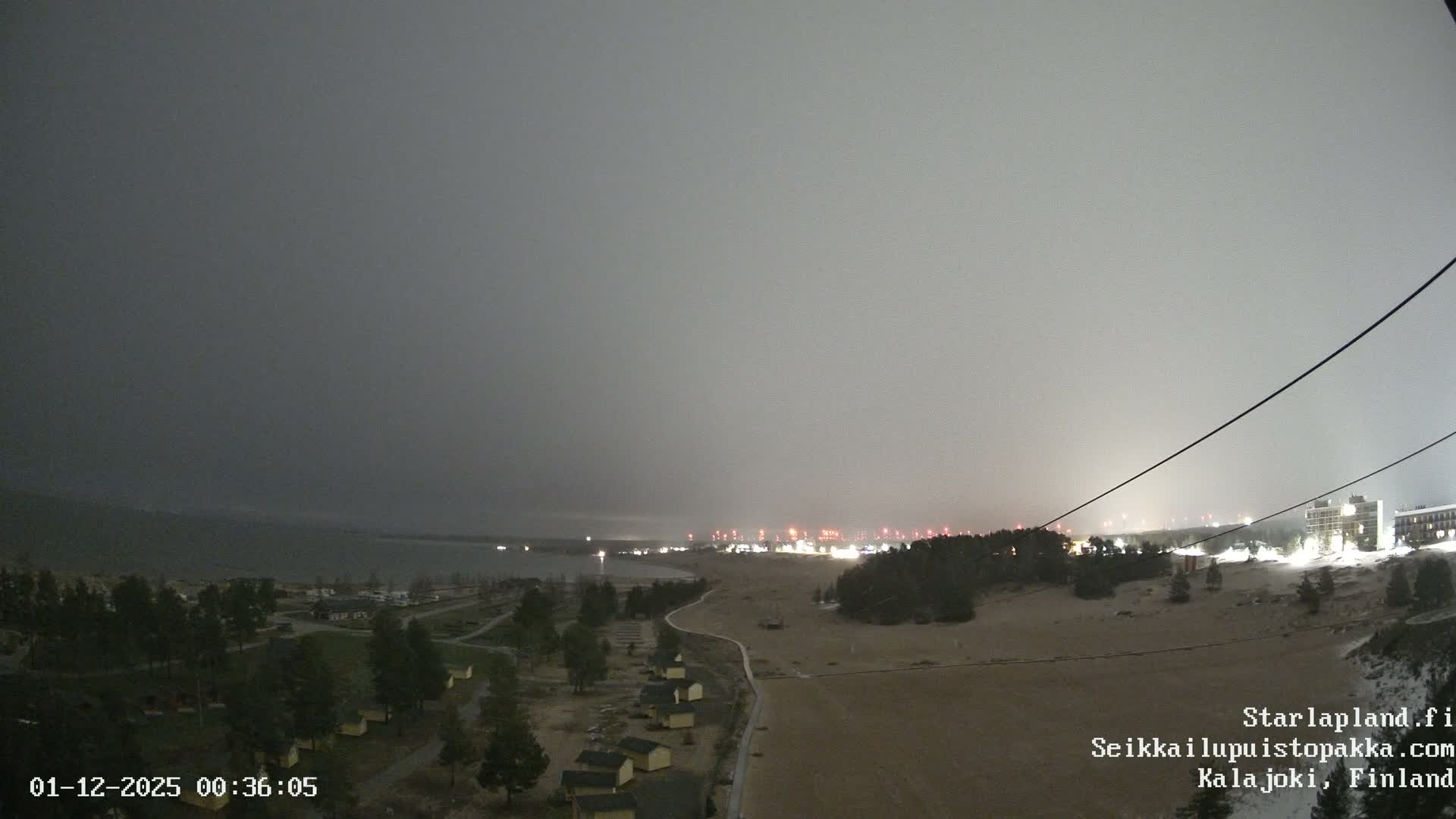 Adventure Park Pakka, Kalajoki, Aurora Boreails/Northern Lights  Live Cam - Kalajoki, Ylivieska, North Ostrobothnia, Finland