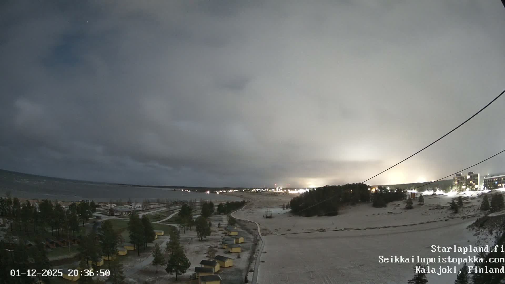 Adventure Park Pakka, Kalajoki, Aurora Boreails/Northern Lights  Live Cam - Kalajoki, Ylivieska, North Ostrobothnia, Finland