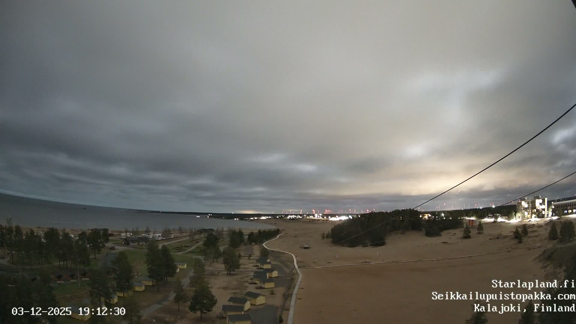 Adventure Park Pakka, Kalajoki, Aurora Boreails/Northern Lights  Live Cam - Kalajoki, Ylivieska, North Ostrobothnia, Finland