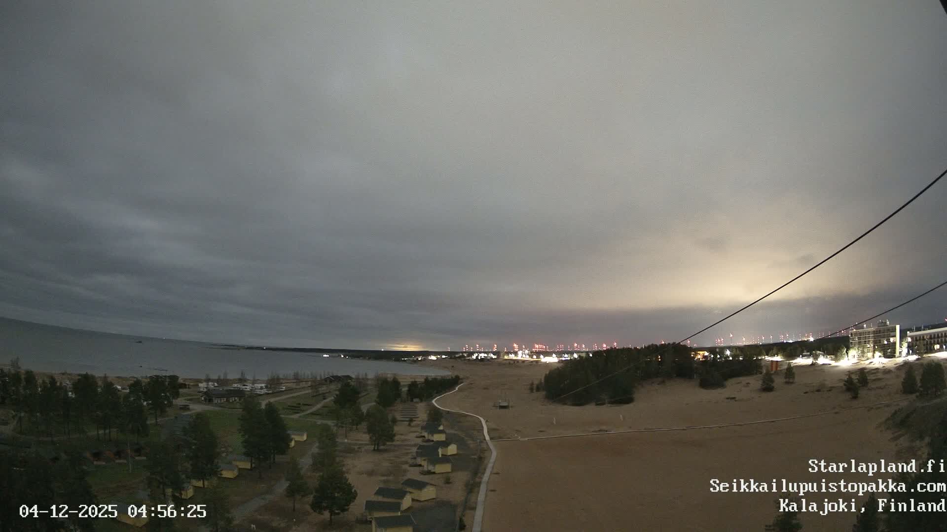 Adventure Park Pakka, Kalajoki, Aurora Boreails/Northern Lights  Live Cam - Kalajoki, Ylivieska, North Ostrobothnia, Finland