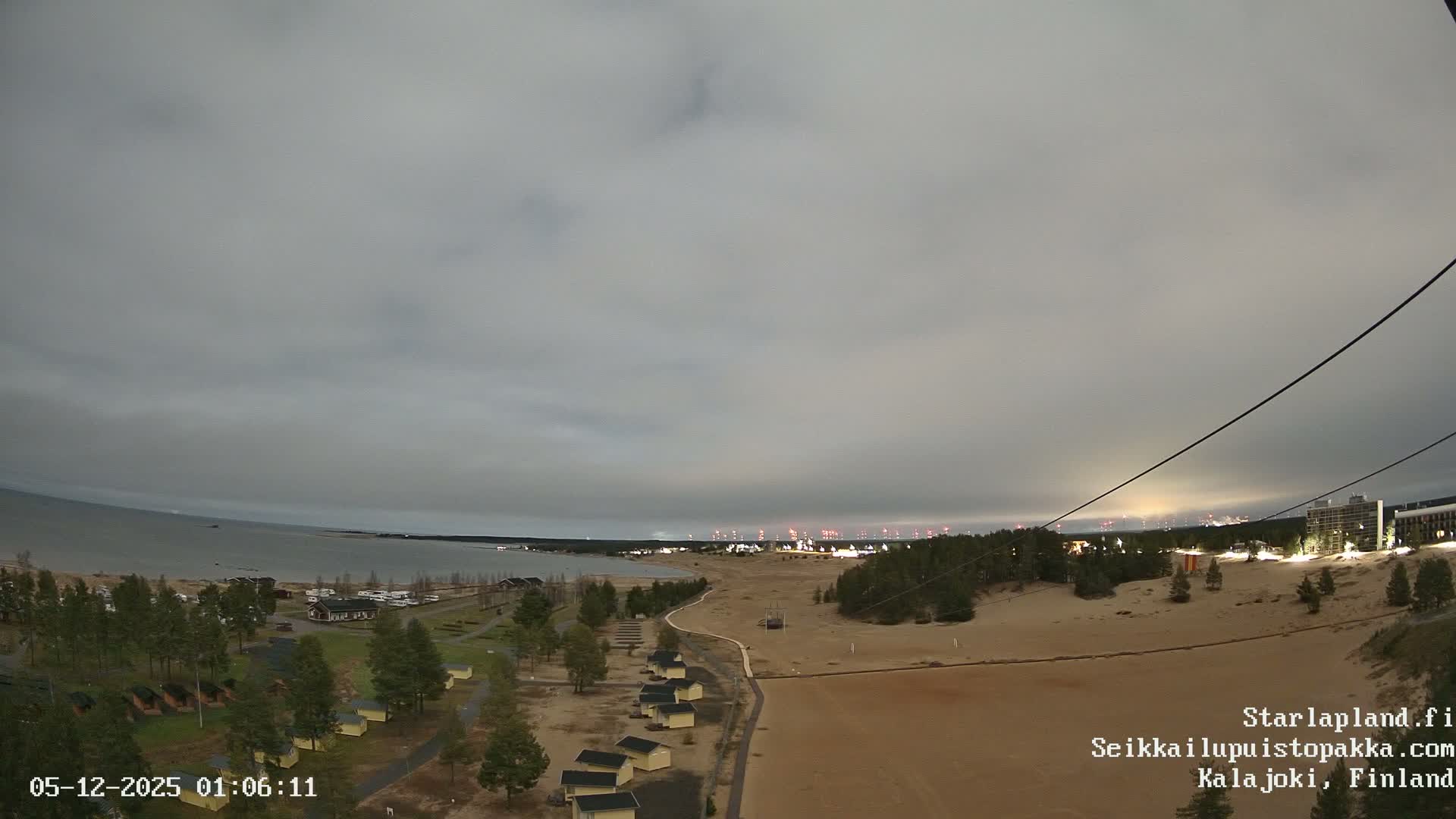 Adventure Park Pakka, Kalajoki, Aurora Boreails/Northern Lights  Live Cam - Kalajoki, Ylivieska, North Ostrobothnia, Finland