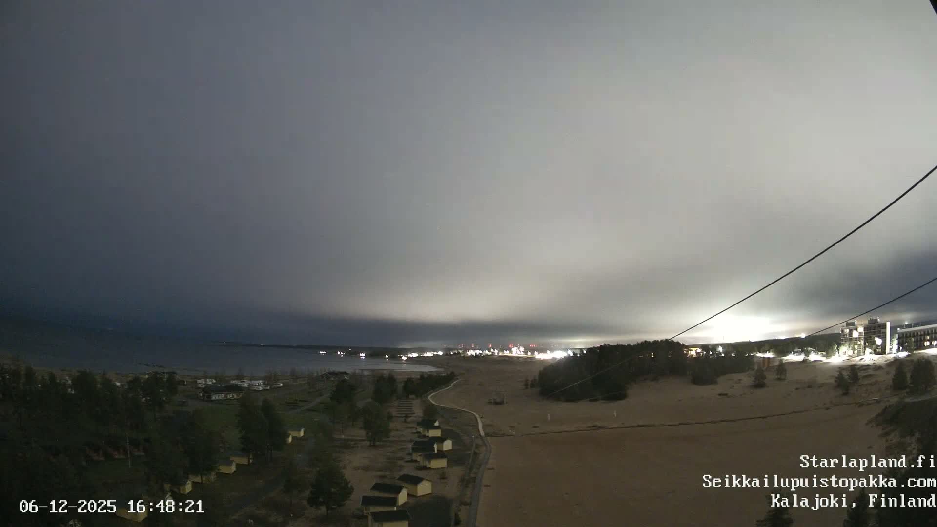 Adventure Park Pakka, Kalajoki, Aurora Boreails/Northern Lights  Live Cam - Kalajoki, Ylivieska, North Ostrobothnia, Finland