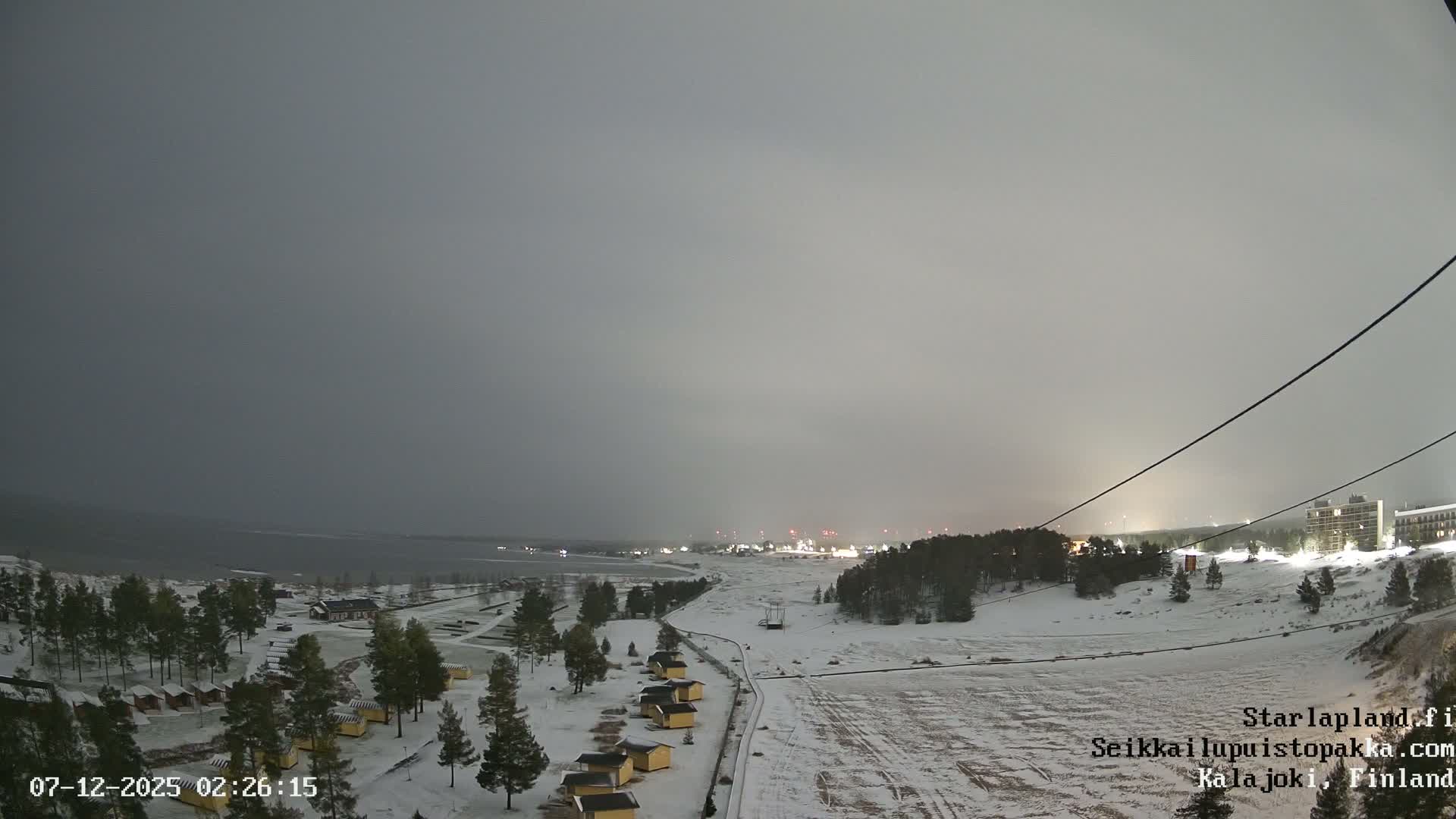 Adventure Park Pakka, Kalajoki, Aurora Boreails/Northern Lights  Live Cam - Kalajoki, Ylivieska, North Ostrobothnia, Finland