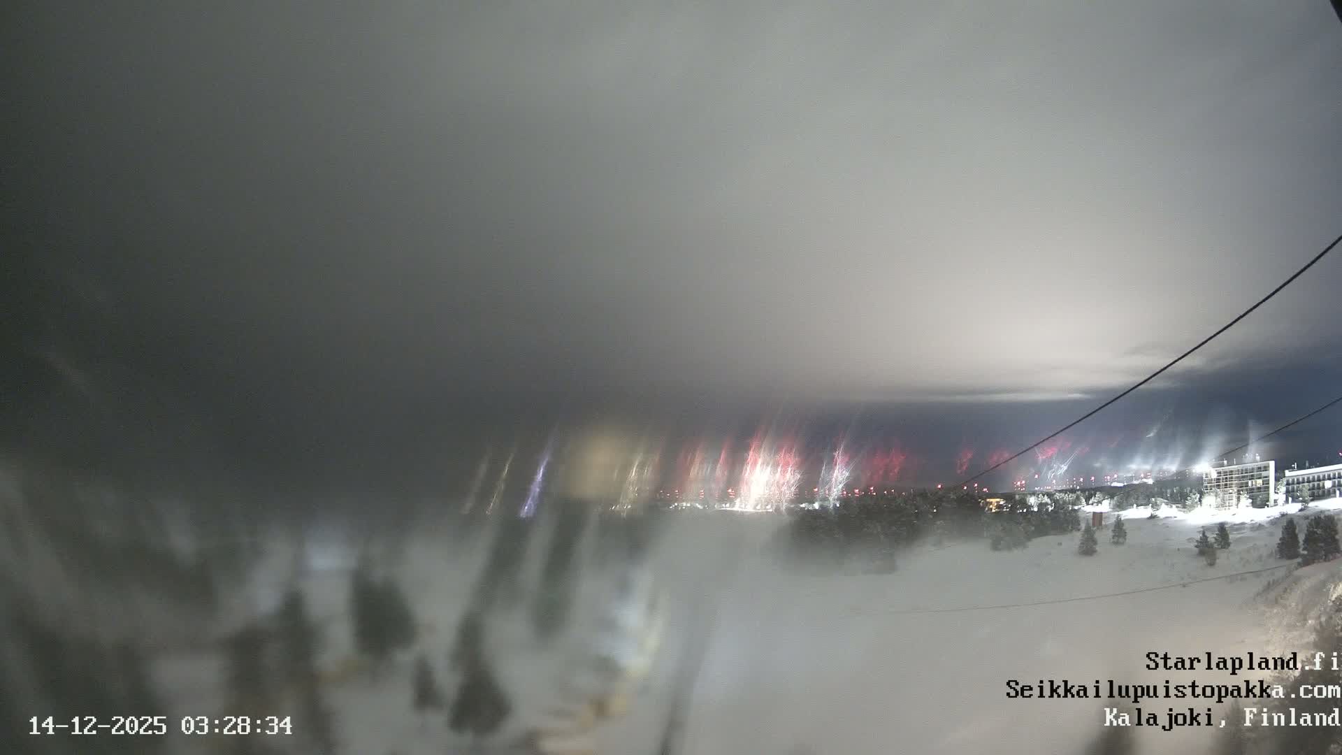 Adventure Park Pakka, Kalajoki, Aurora Boreails/Northern Lights  Live Cam - Kalajoki, Ylivieska, North Ostrobothnia, Finland