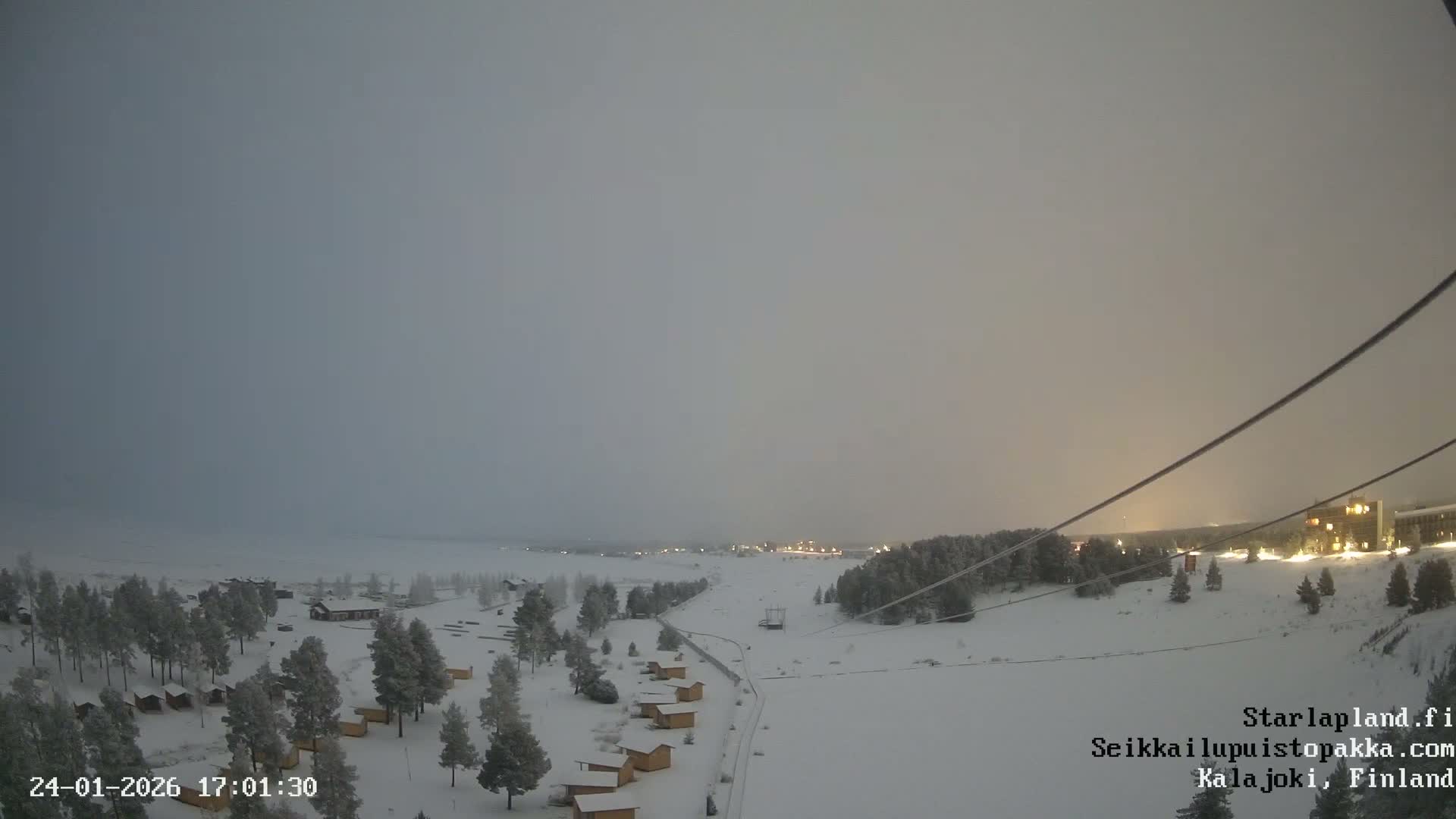 Adventure Park Pakka, Kalajoki, Aurora Boreails/Northern Lights  Live Cam - Kalajoki, Ylivieska, North Ostrobothnia, Finland