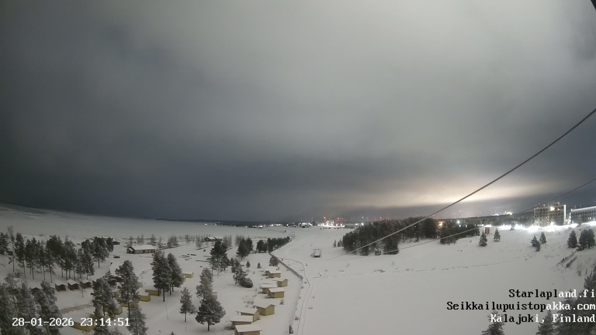Adventure Park Pakka, Kalajoki, Aurora Boreails/Northern Lights  Live Cam - Kalajoki, Ylivieska, North Ostrobothnia, Finland